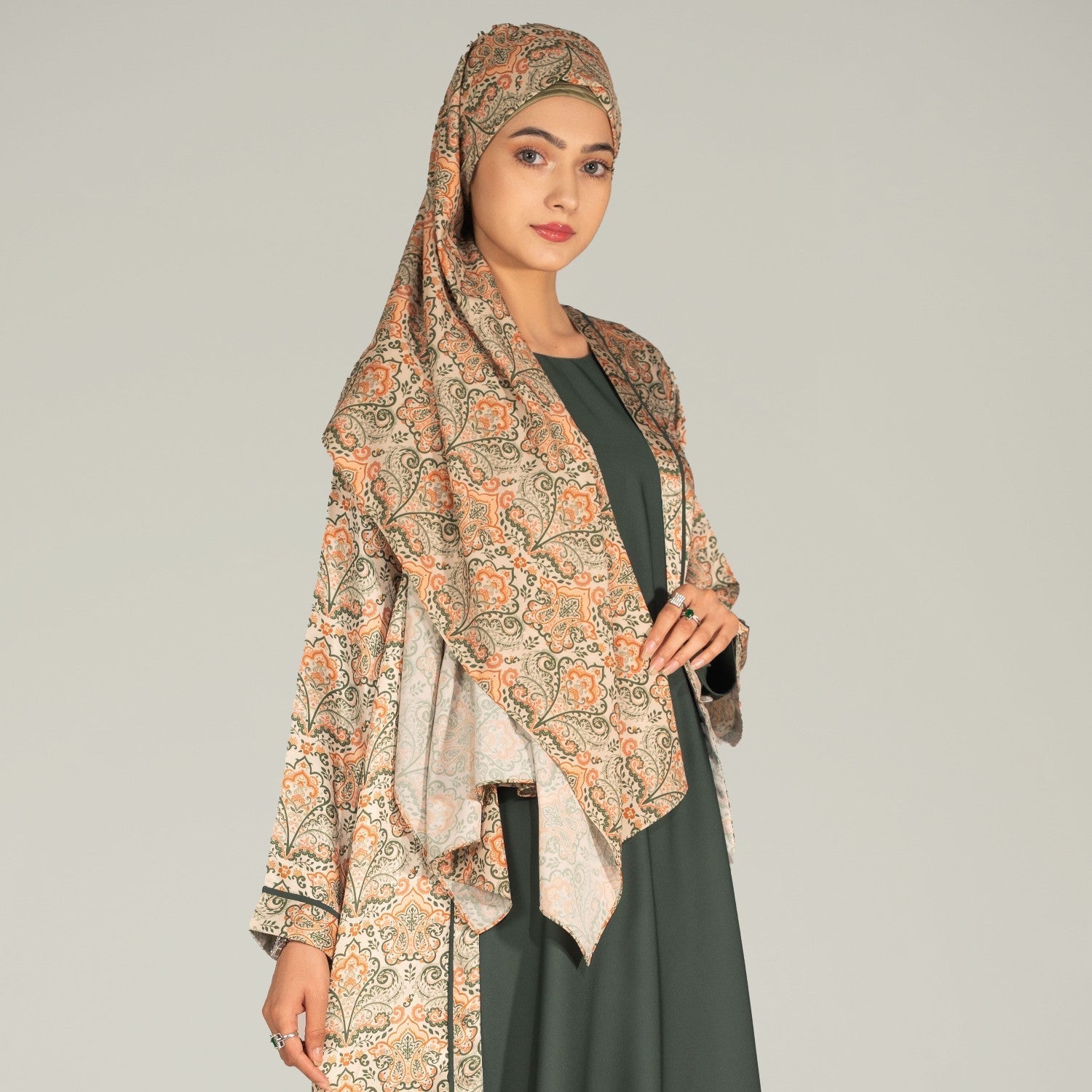 chiffon Hijab in Cream