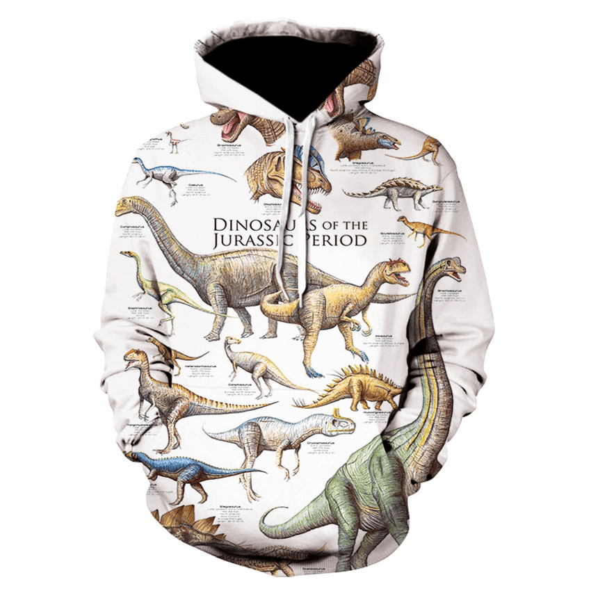 New Digital Print Hoodie European and American Sweater