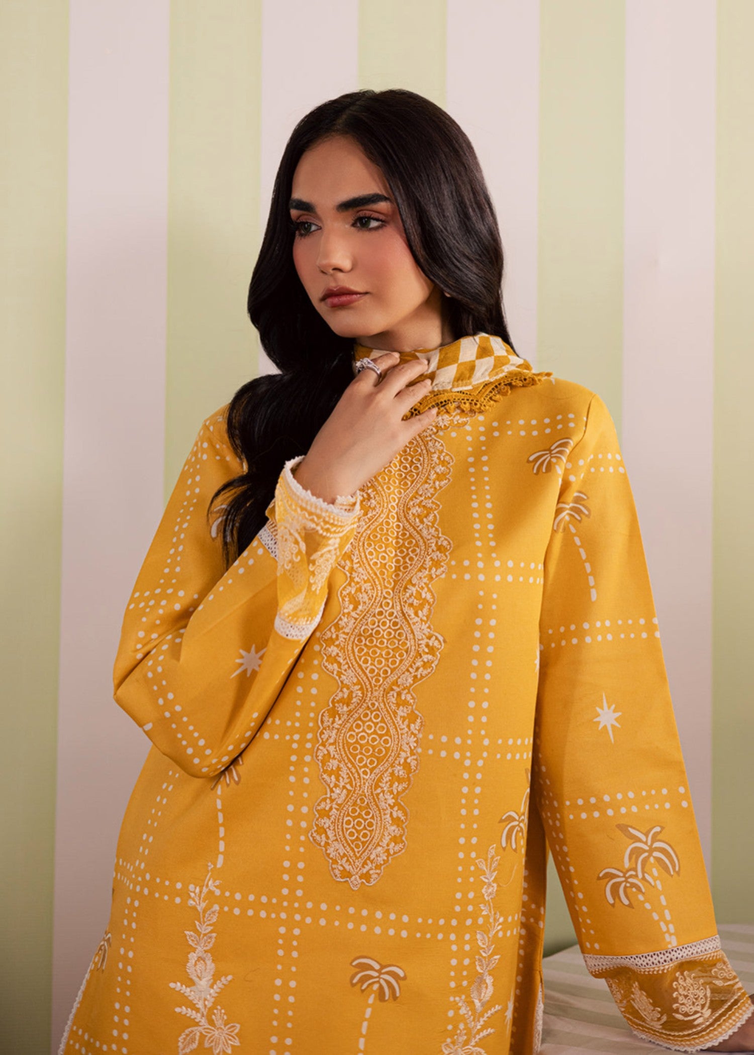 lawn Unstitched in Marigold