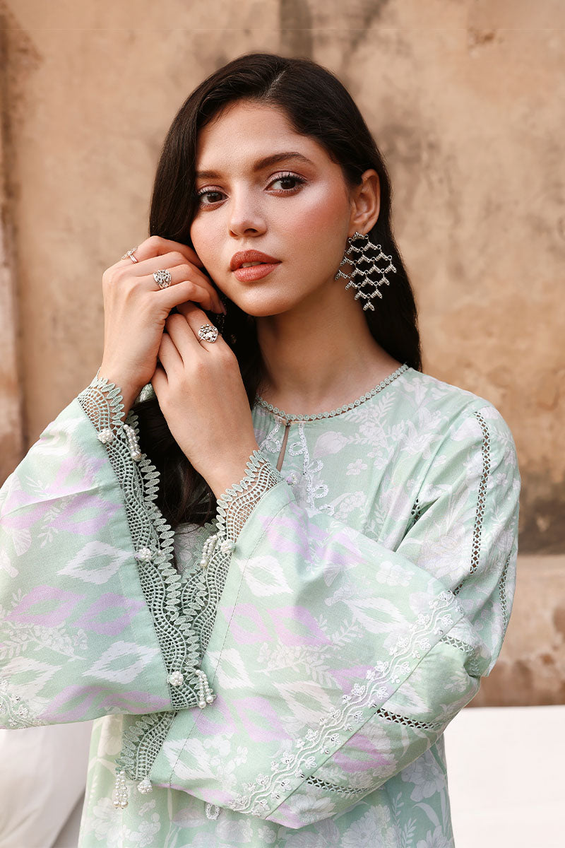 Festive – Sage Green - Printed Lawn
