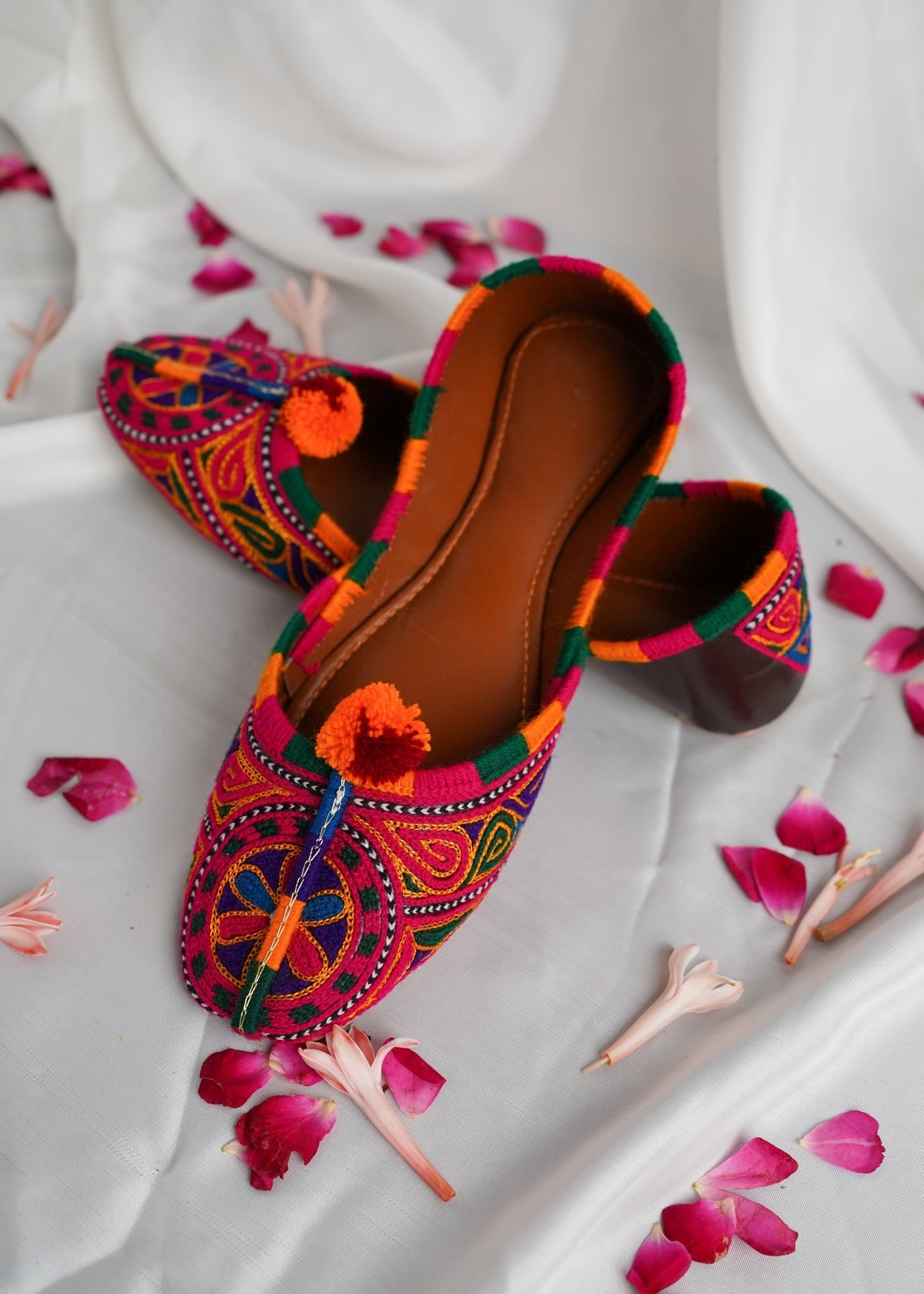 Khussa in Multi by - High Quality Women Khussa EMD1277