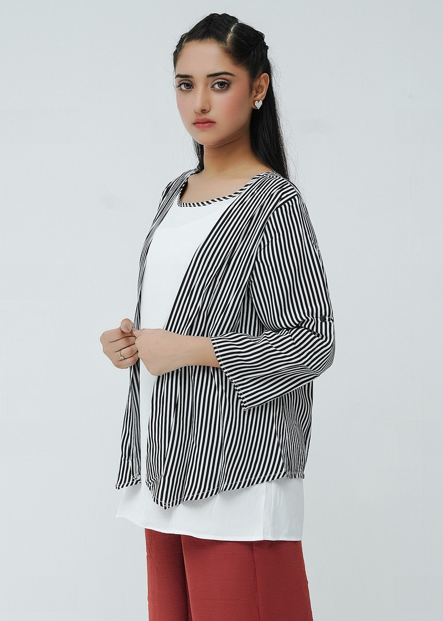 viscose Cardigan in Blue