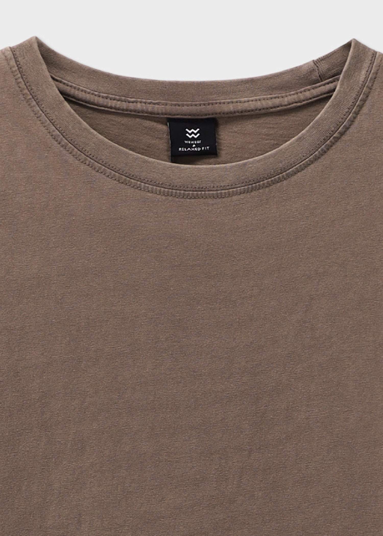 seersucker T Shirt in Brown