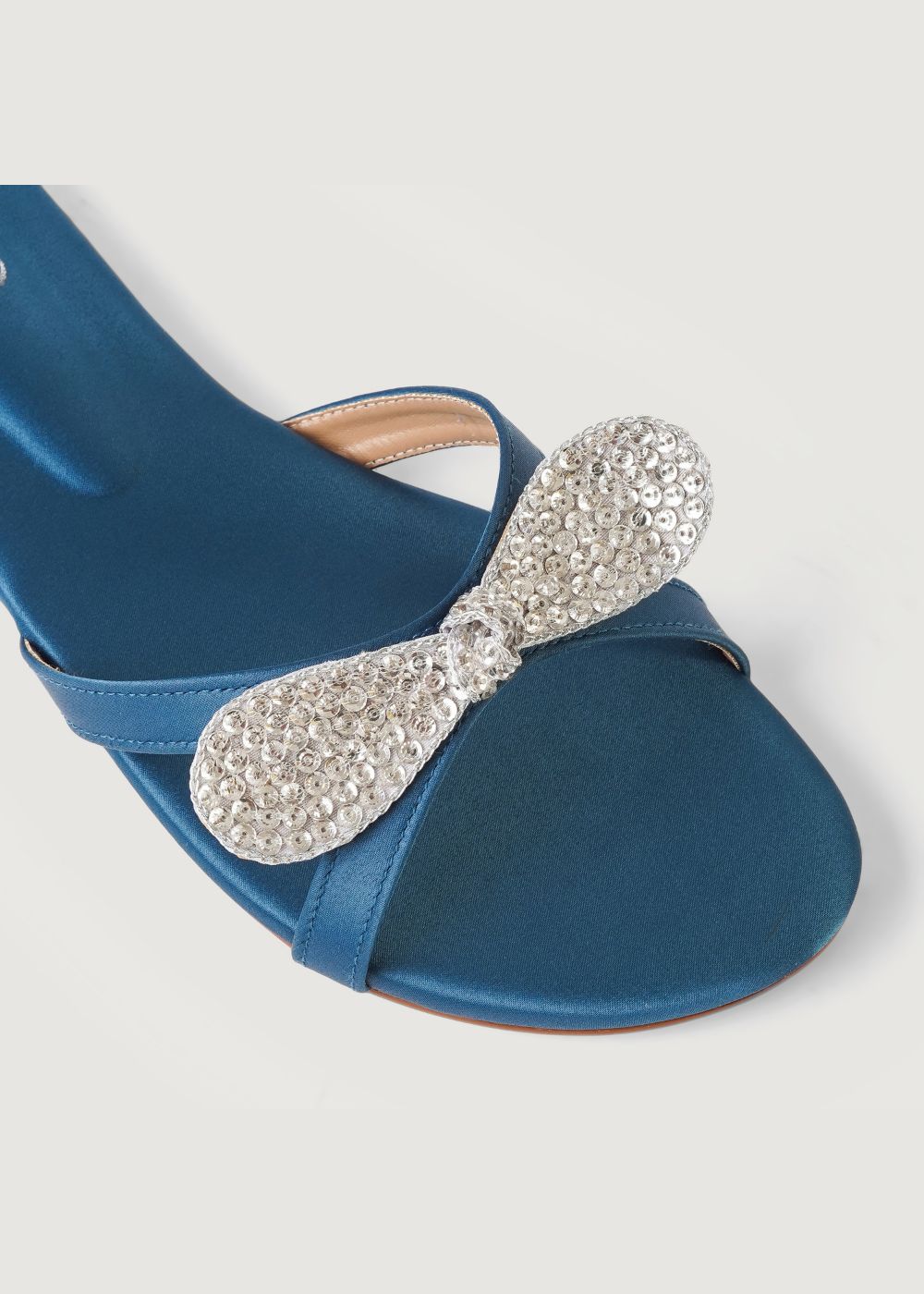 Slides in Teal by - High Quality Women Slides IUG4084
