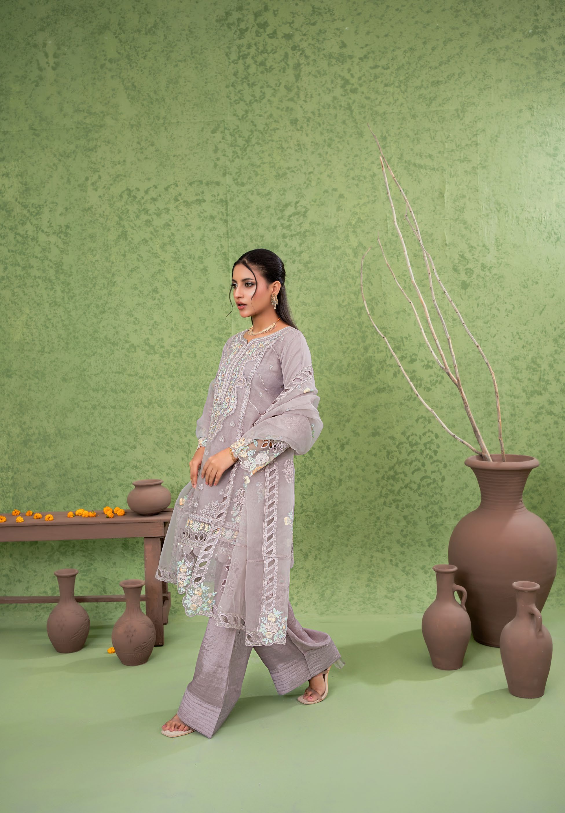 Kahani Festive Pret Organza Formals – D-1