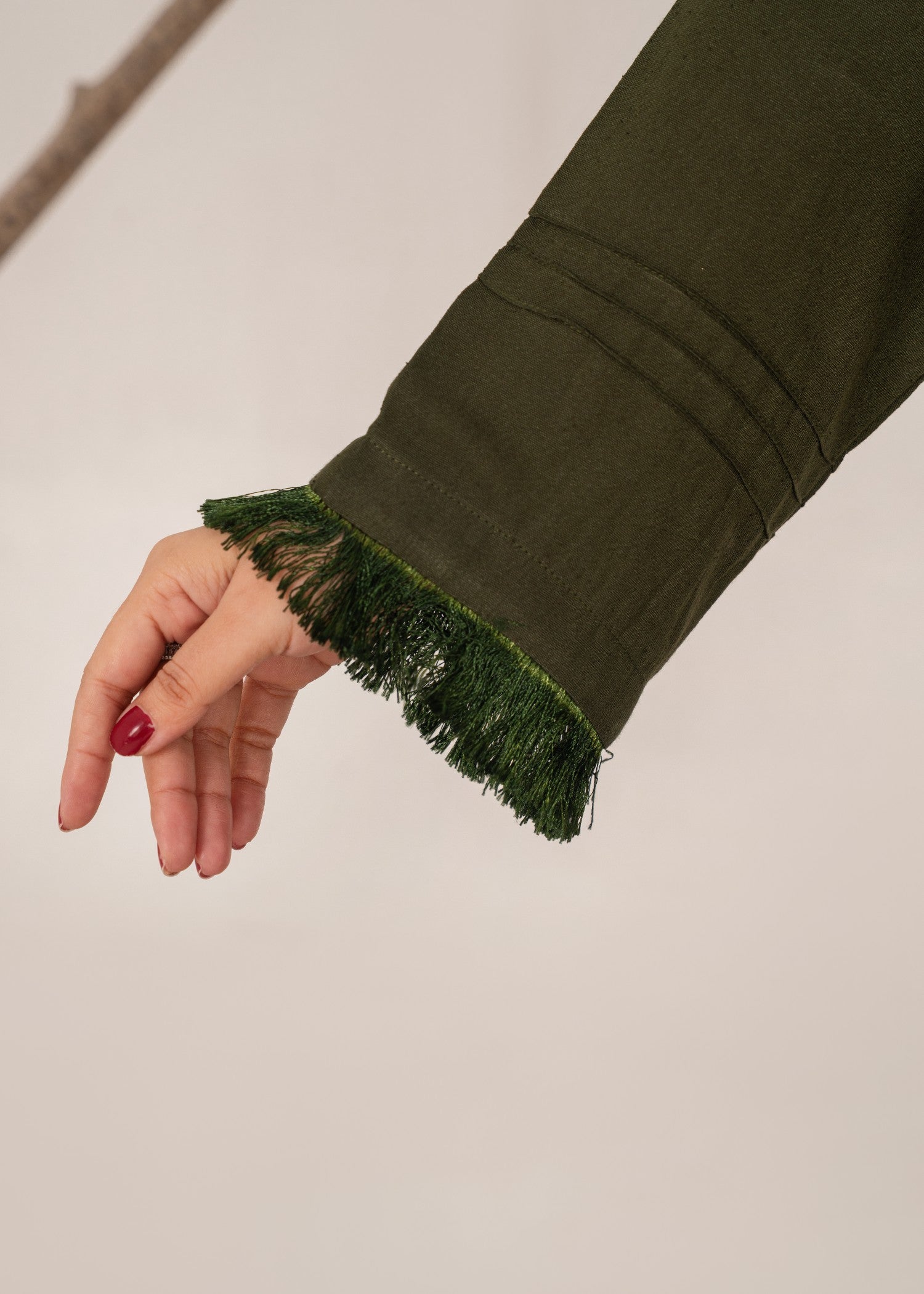 karandi Co Ord Sets in Olive green