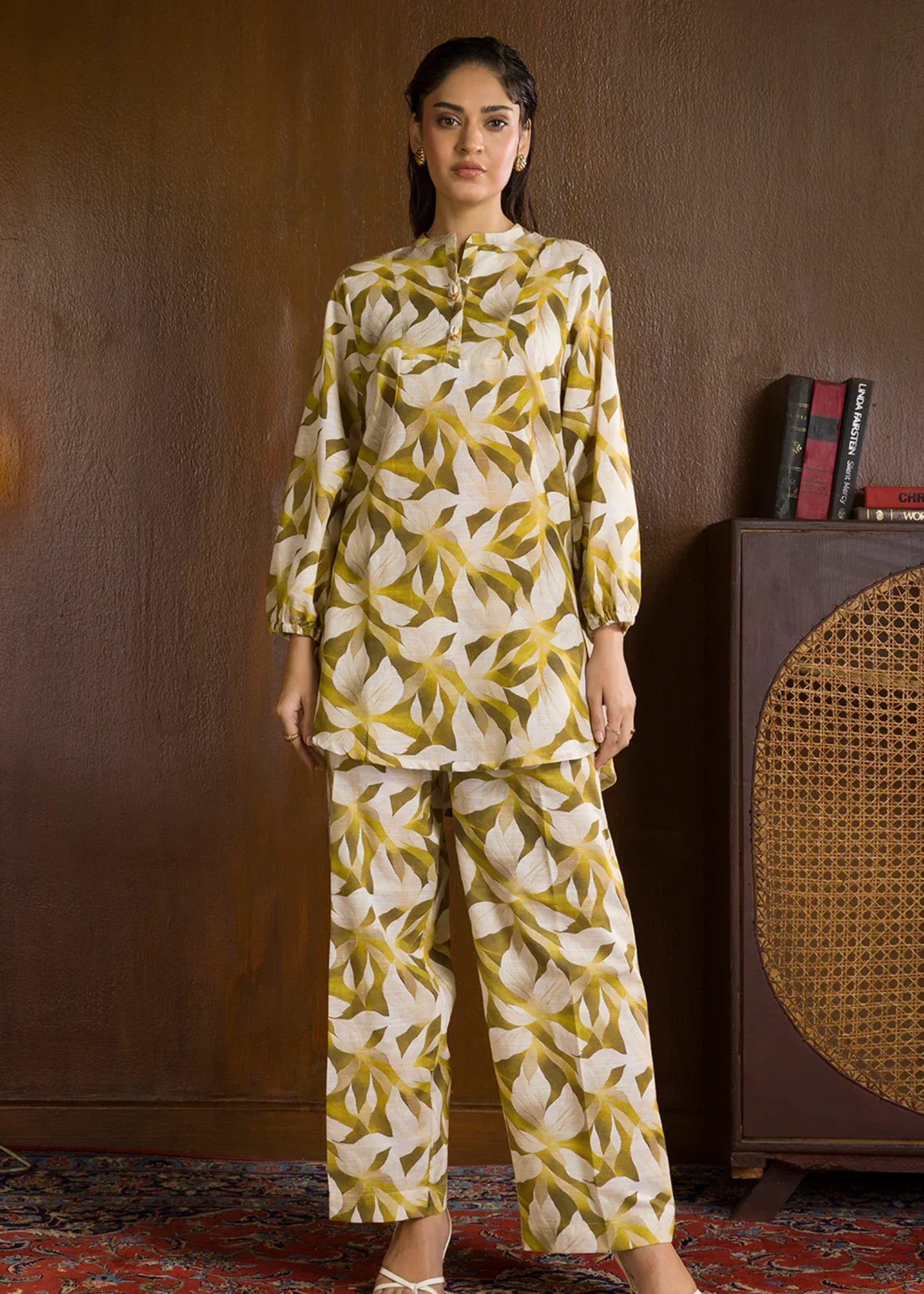 khaddar Co Ord Sets in Off-white