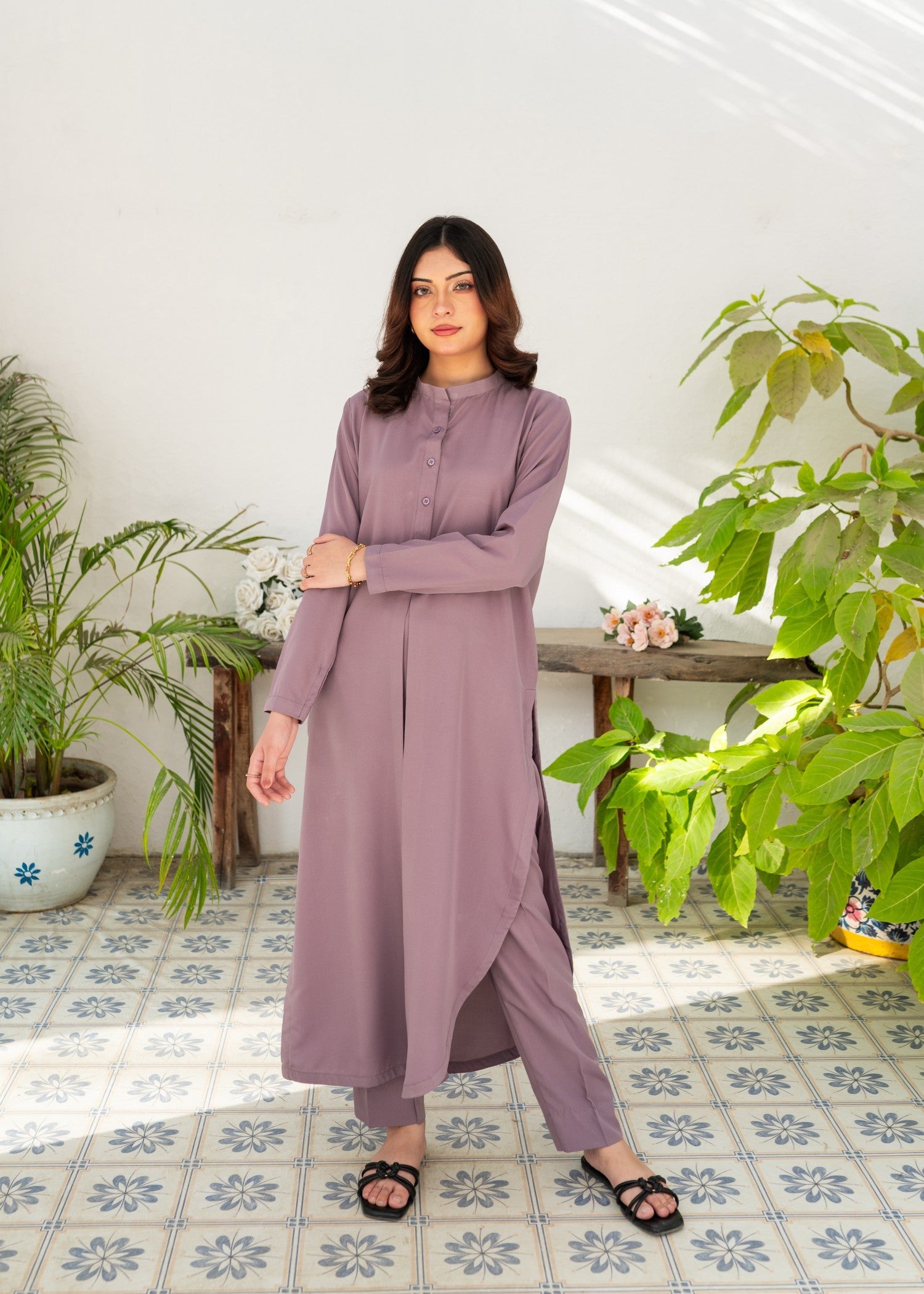 poly grip Co Ord Sets in Frosted lavender