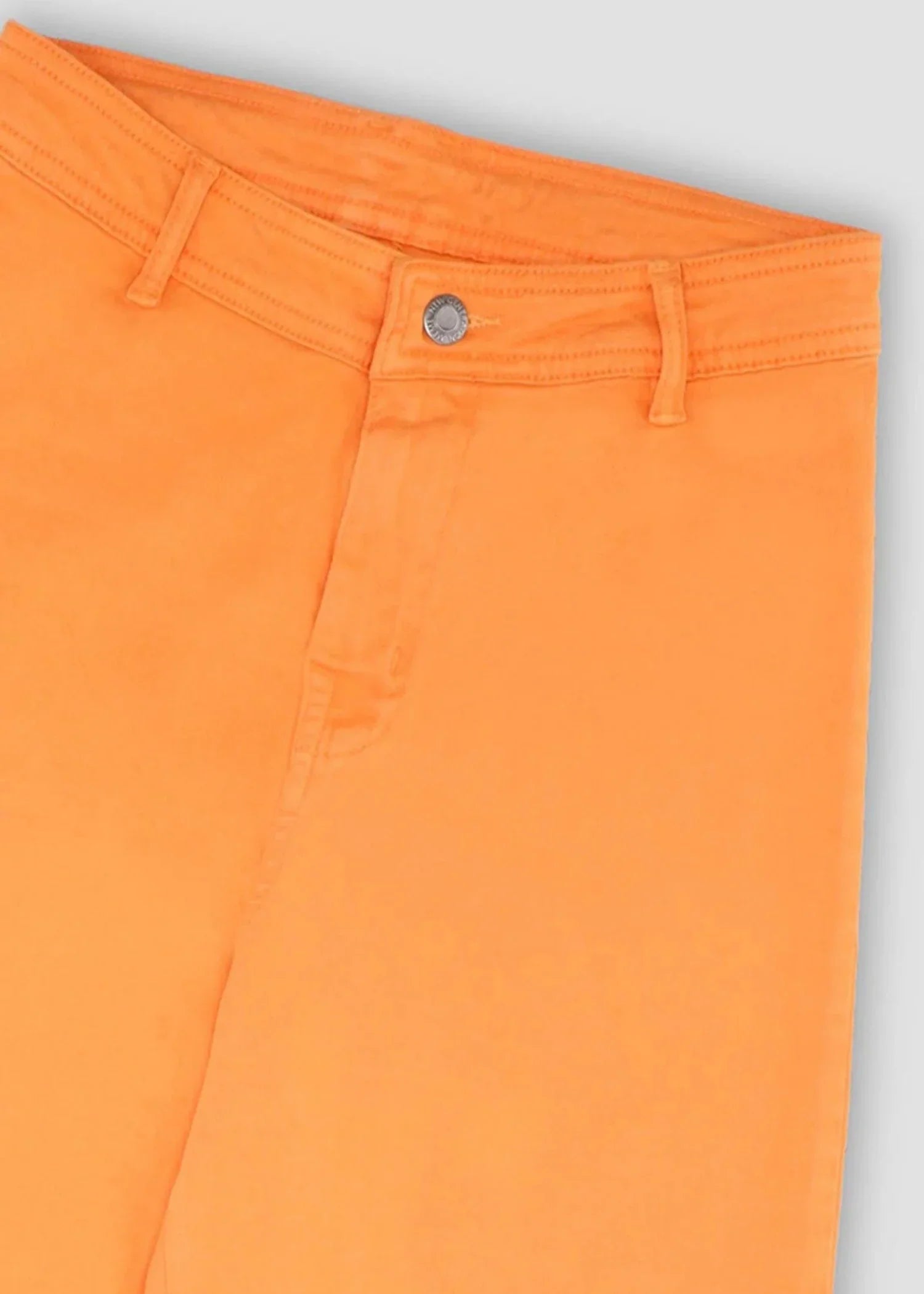 cotton Jeans in Tangerine