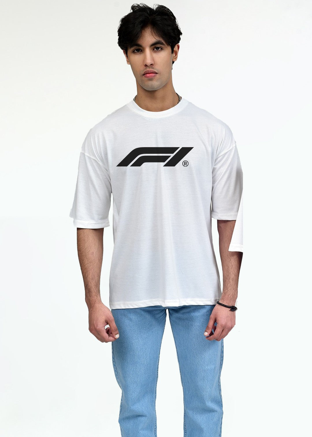 cotton T Shirt in White
