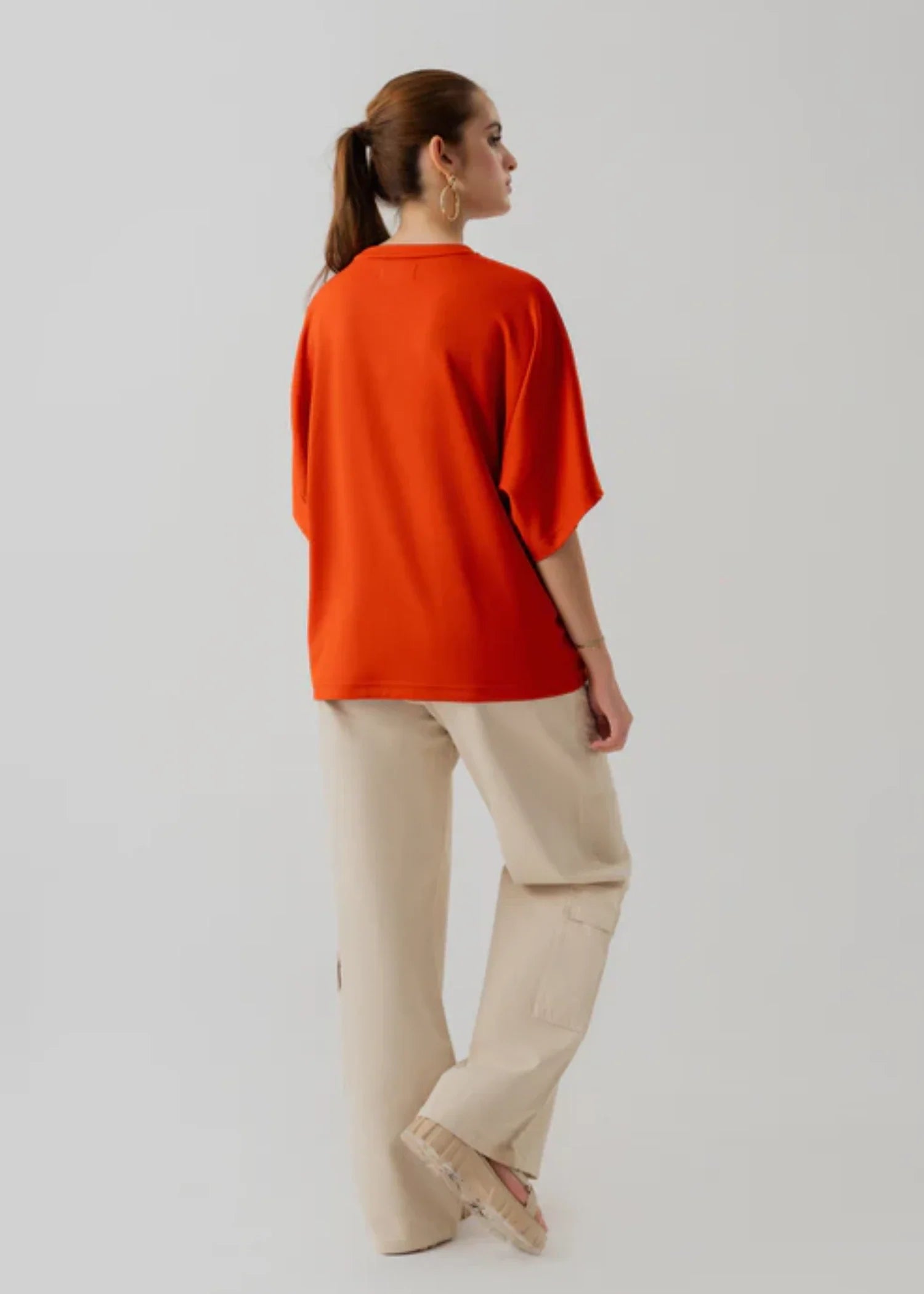 cotton Pants in Beige