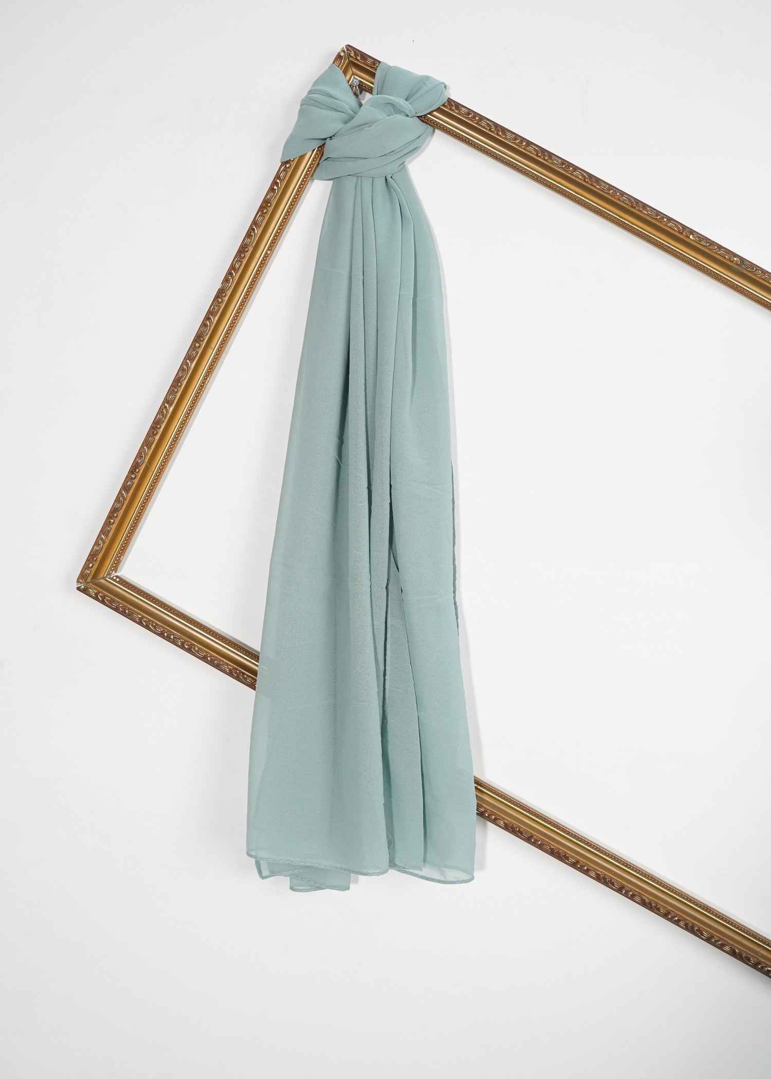 chiffon Hijab in Powder blue