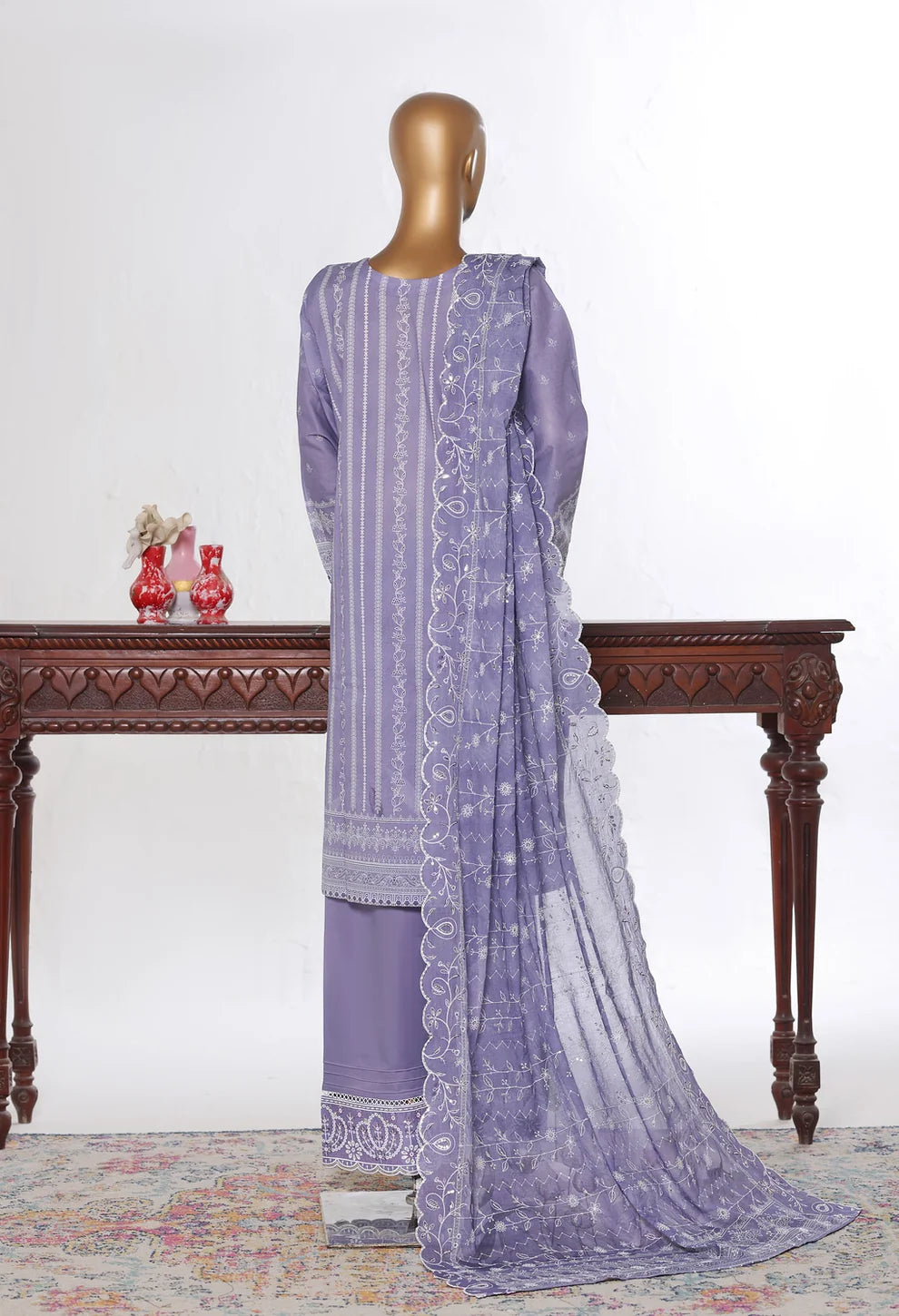 RTW White & White Embroidered Lawn – 10
