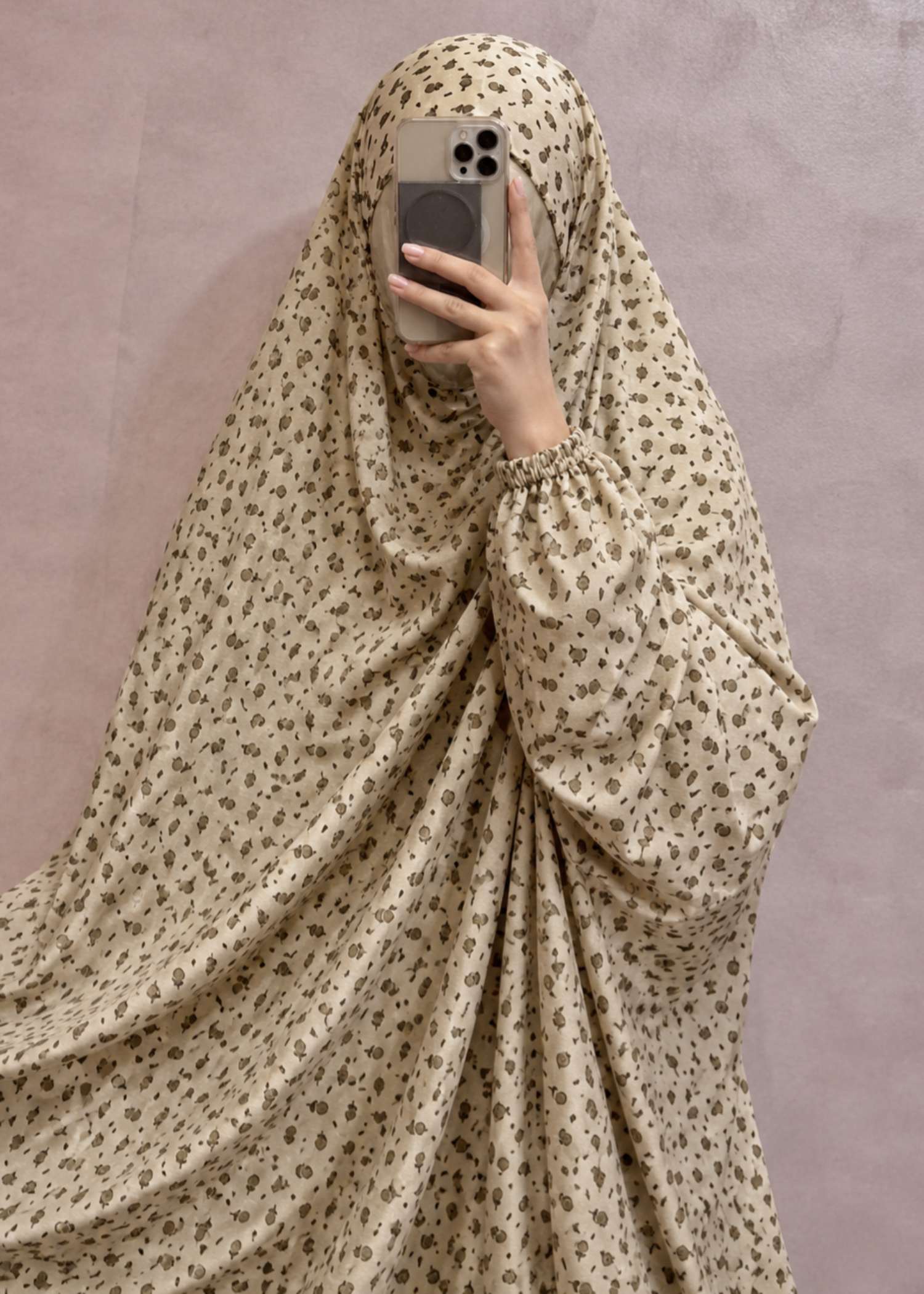swiss lawn Chaddar in Beige