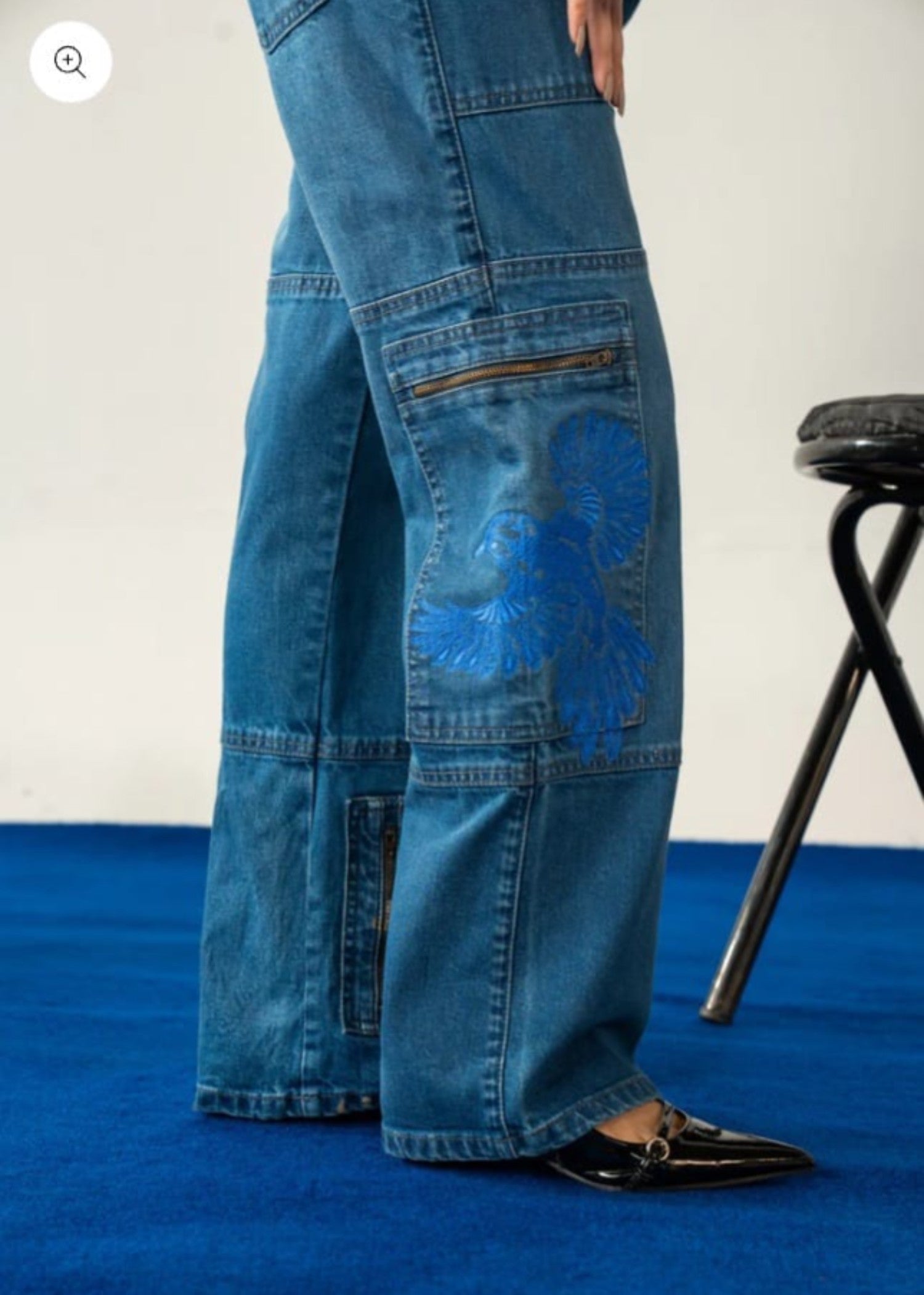 denim Pants in Dark blue