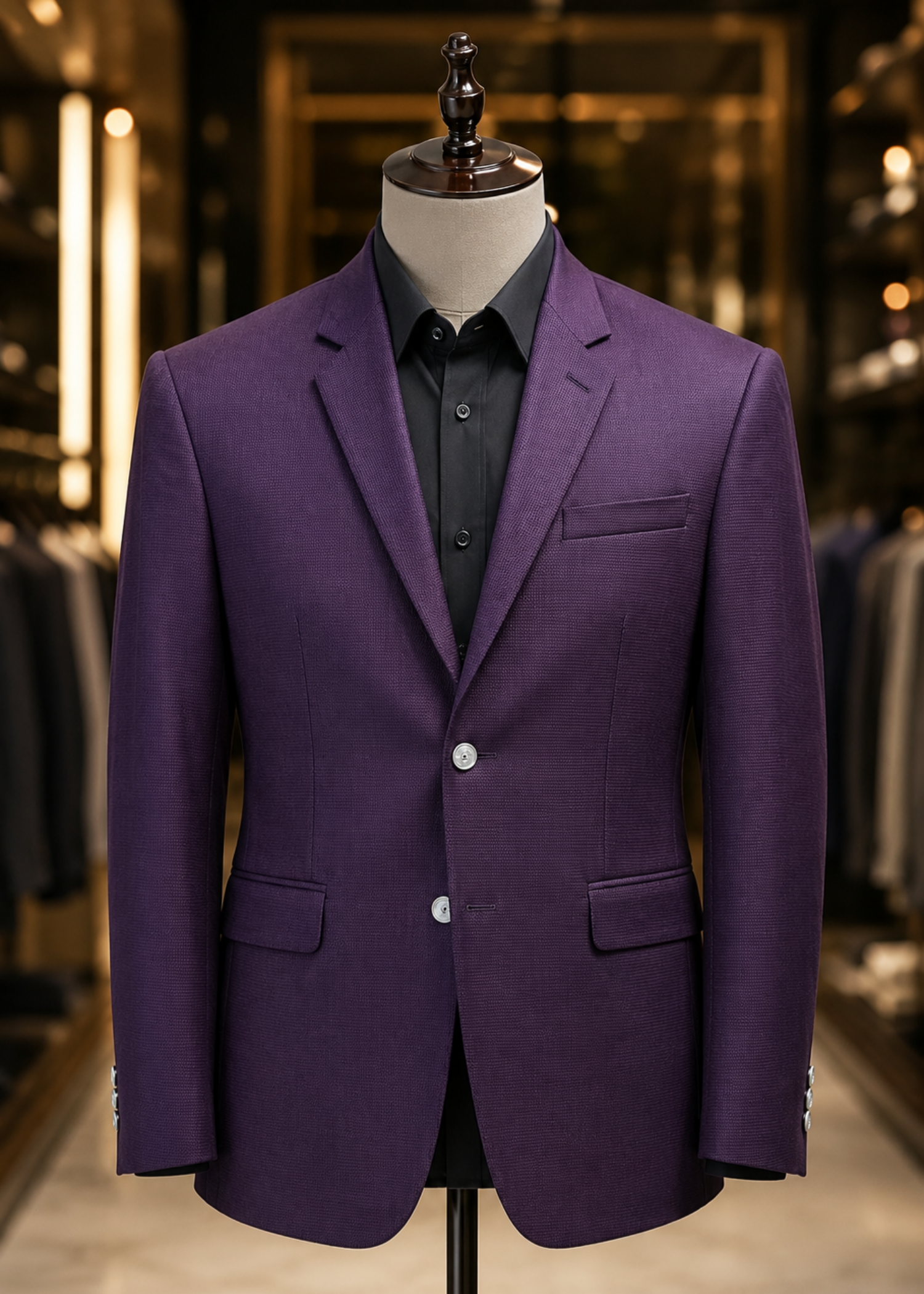 tropical Blazer in Purple