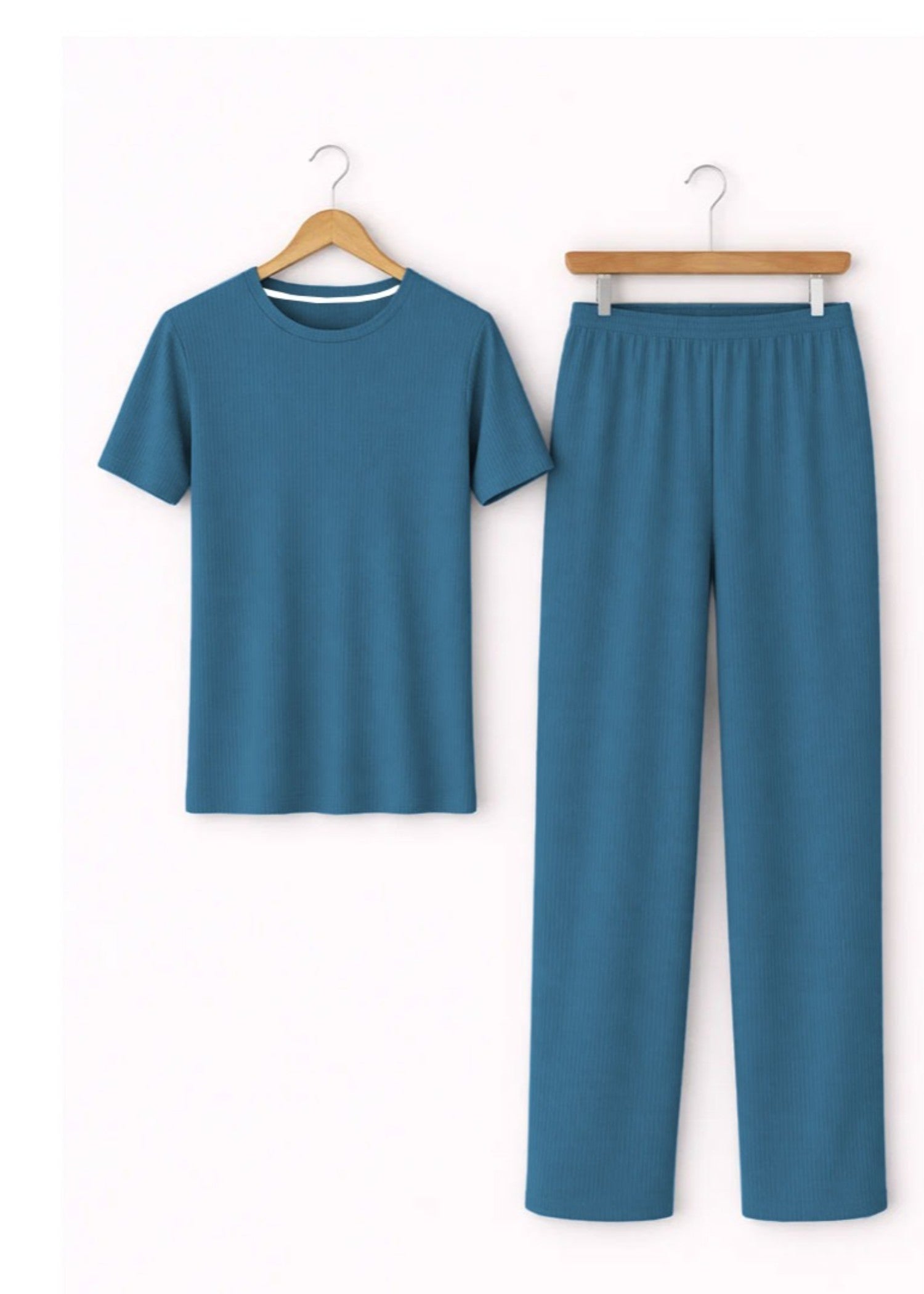 jersey knit Tracksuit in Steel blue