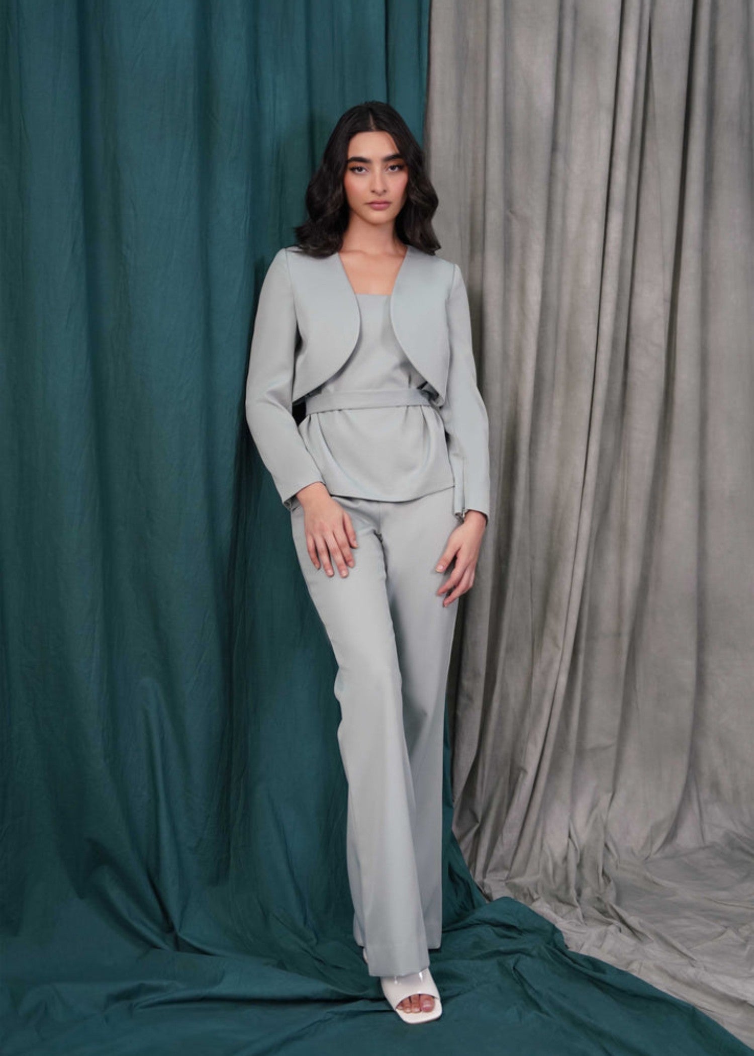 cotton Pants in Mint green