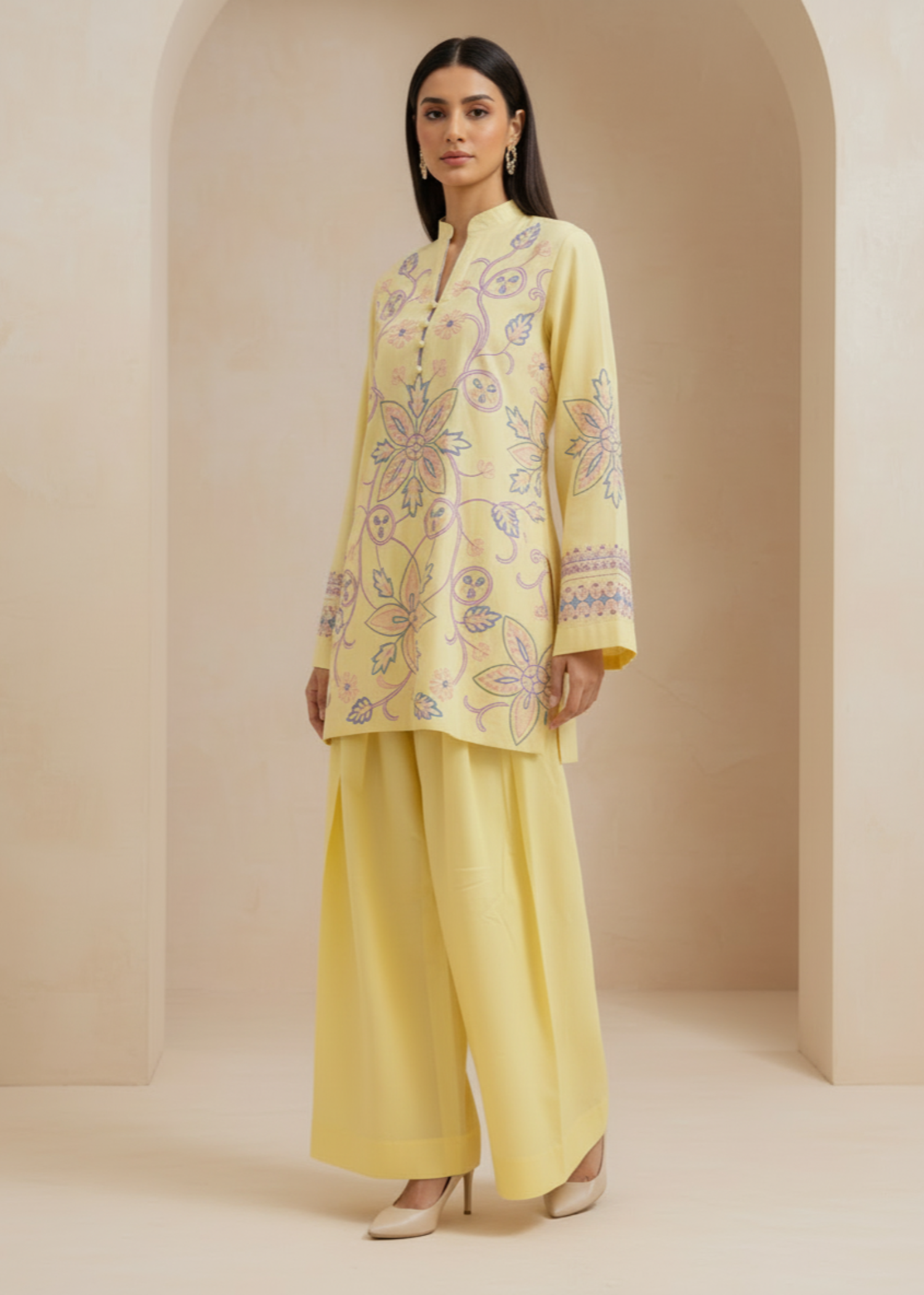 cotton Co Ord Sets in Yellow