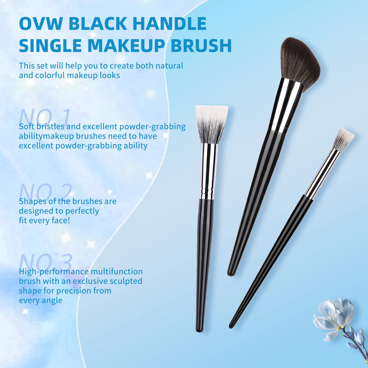 Contour Powder Blusher Makeup Brush Set