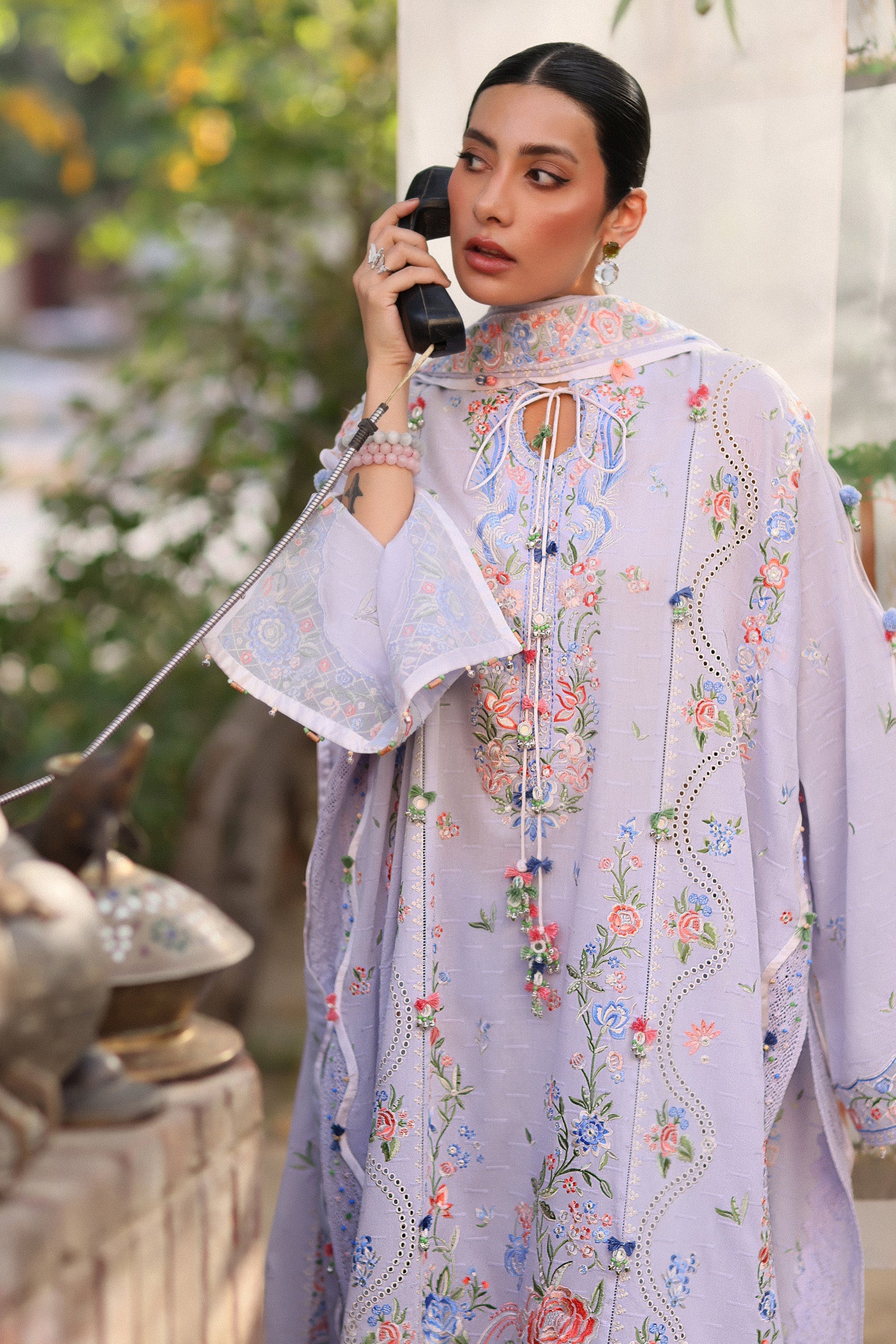 Festive Luxury Lawn – Periwinkle Muse (Z-11)