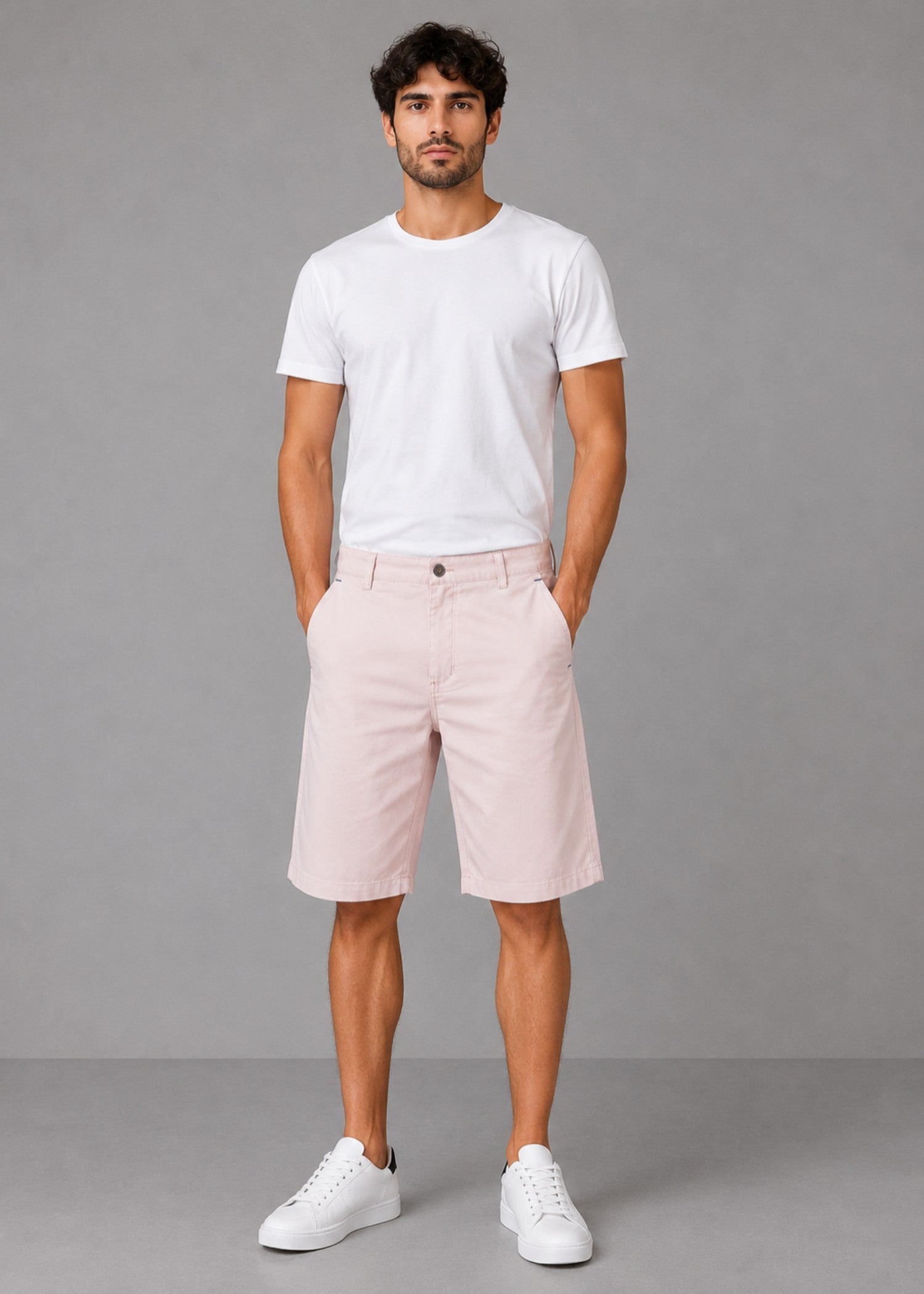 denim Shorts in Pink