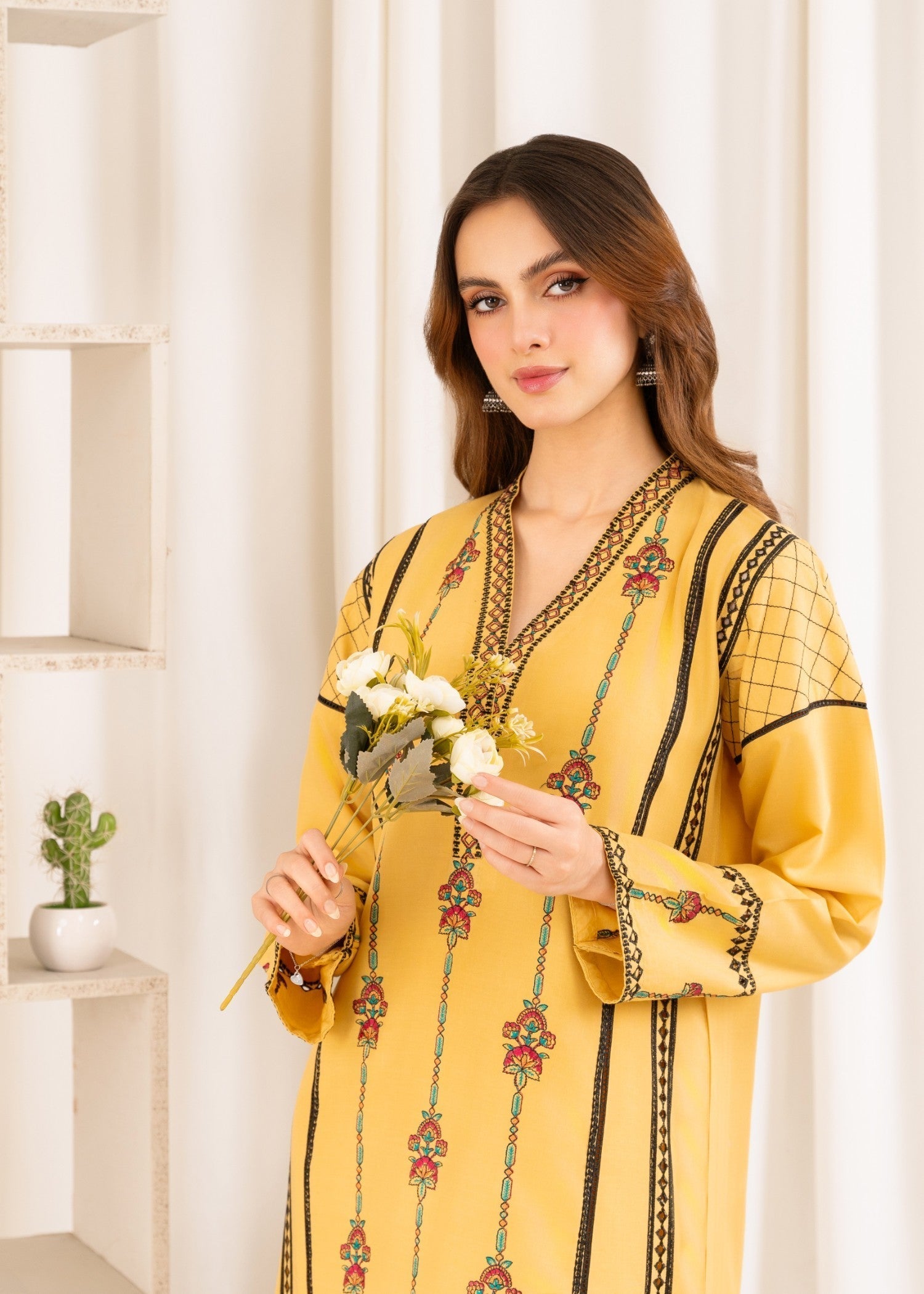 cotton viscose Co Ord Sets in Yellow
