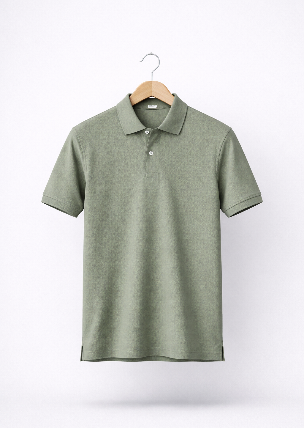 polycotton Polo Shirt in Olive green
