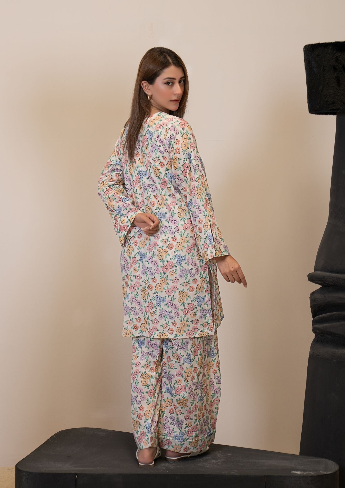 lawn Co Ord Sets in Cream