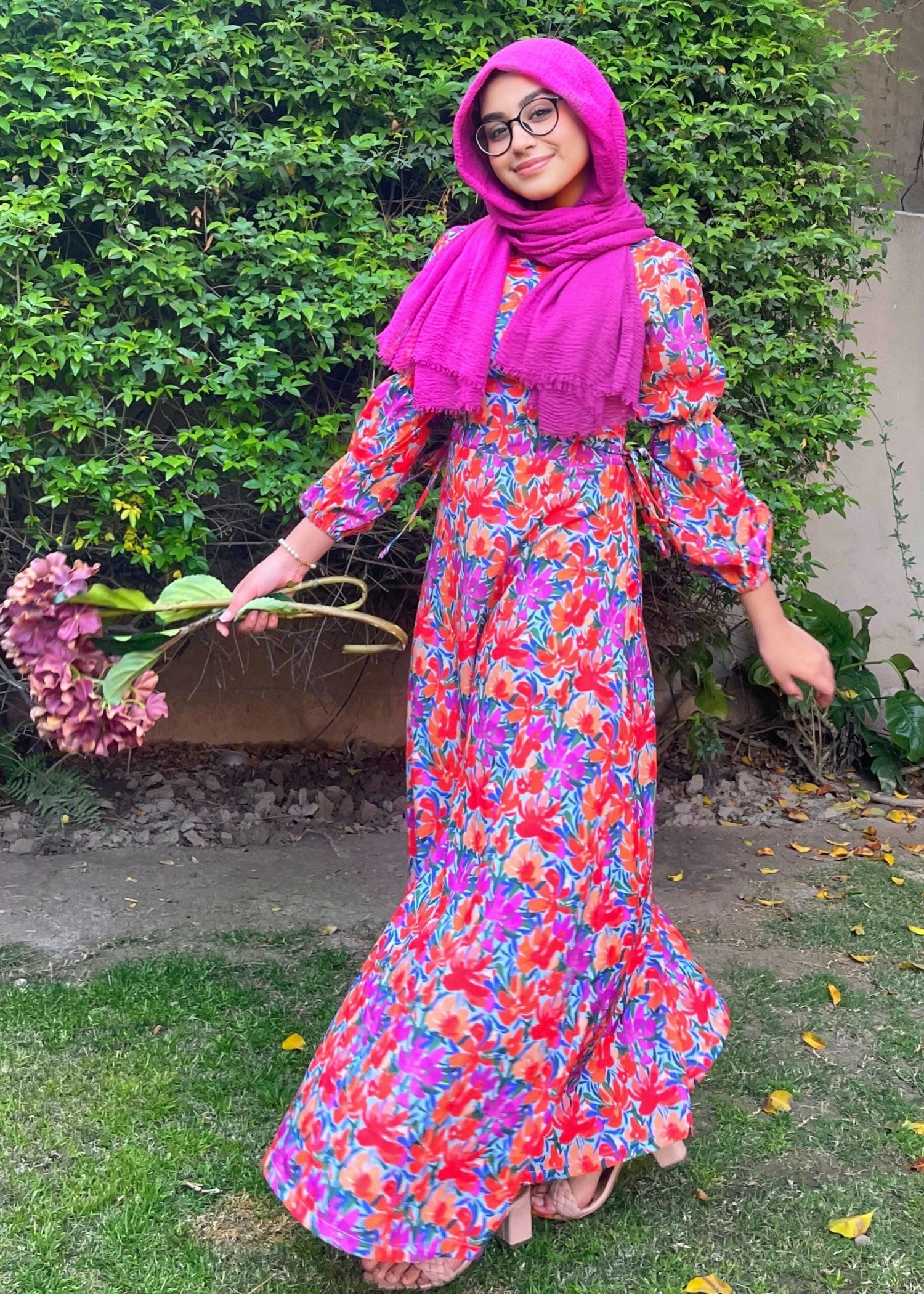 cotton viscose Dress in Multi