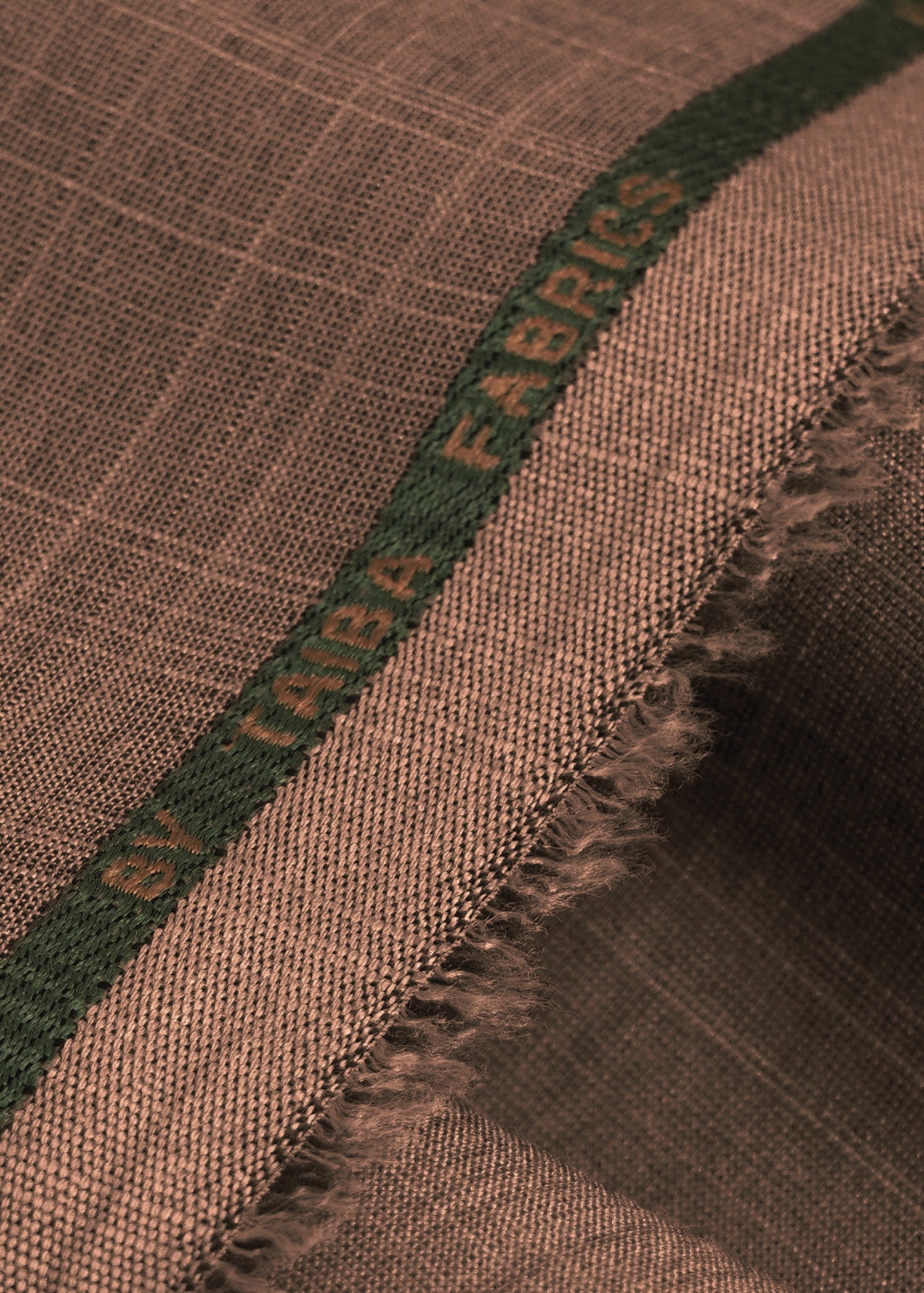 wash & wear Unstitched in Camel brown