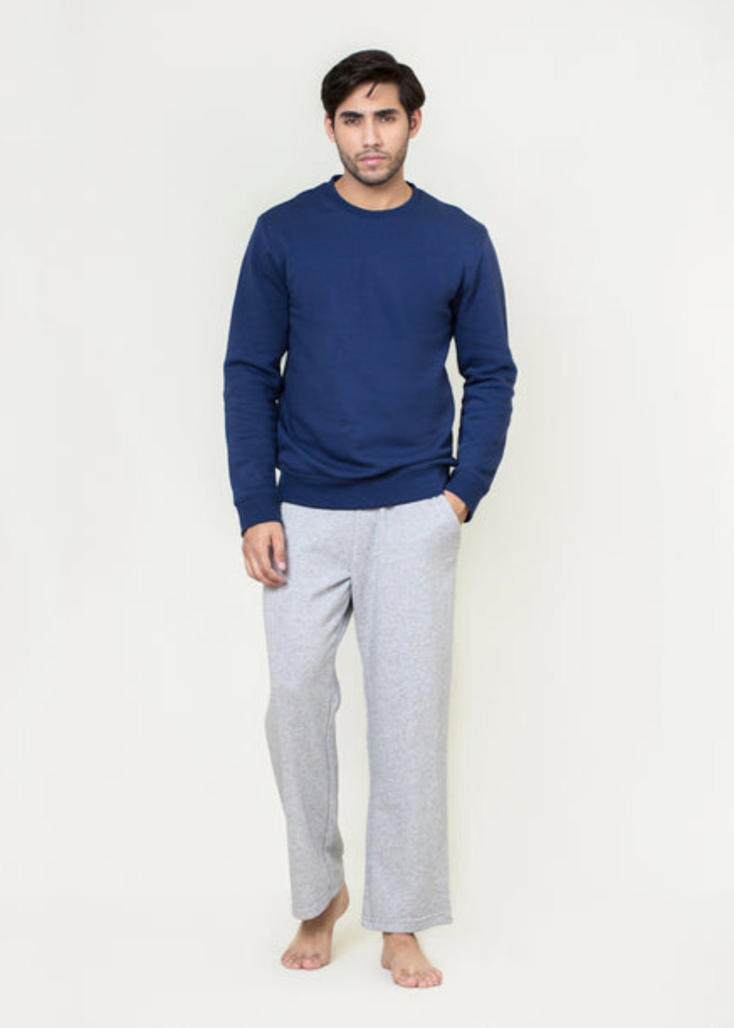 french terry Trousers in Grey