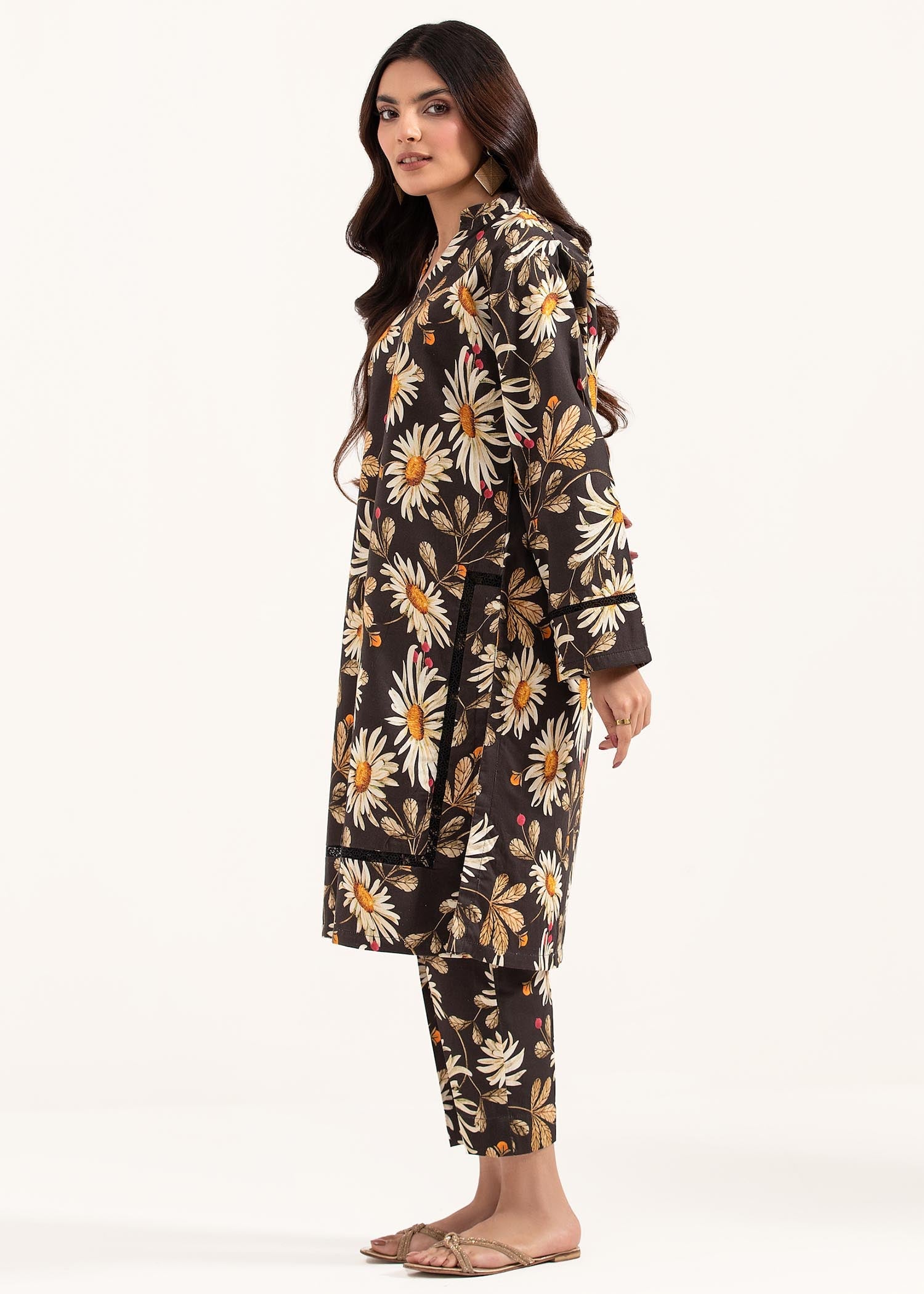 cotton satin Co Ord Sets in Black