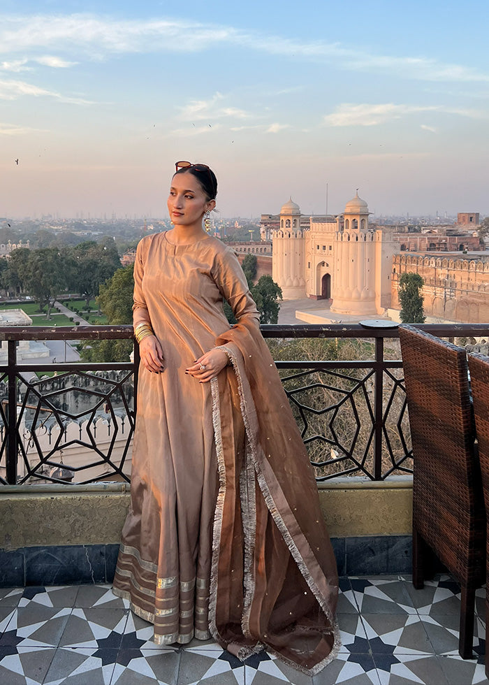 silk grip Maxi in Golden brown