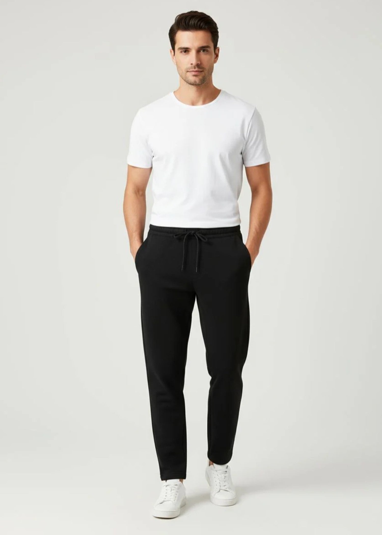 fleece Trousers in Black by Topco.Pk