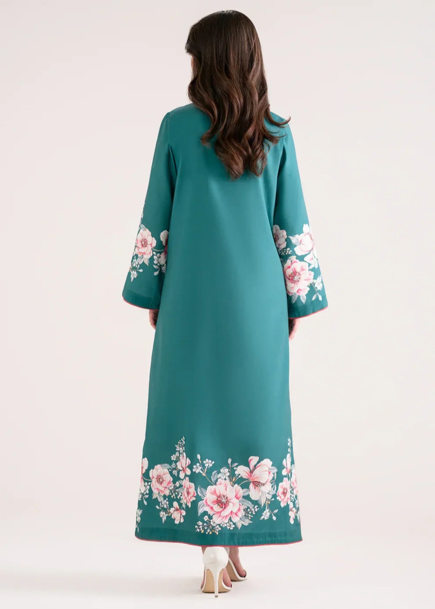 crepe Kurti in Green