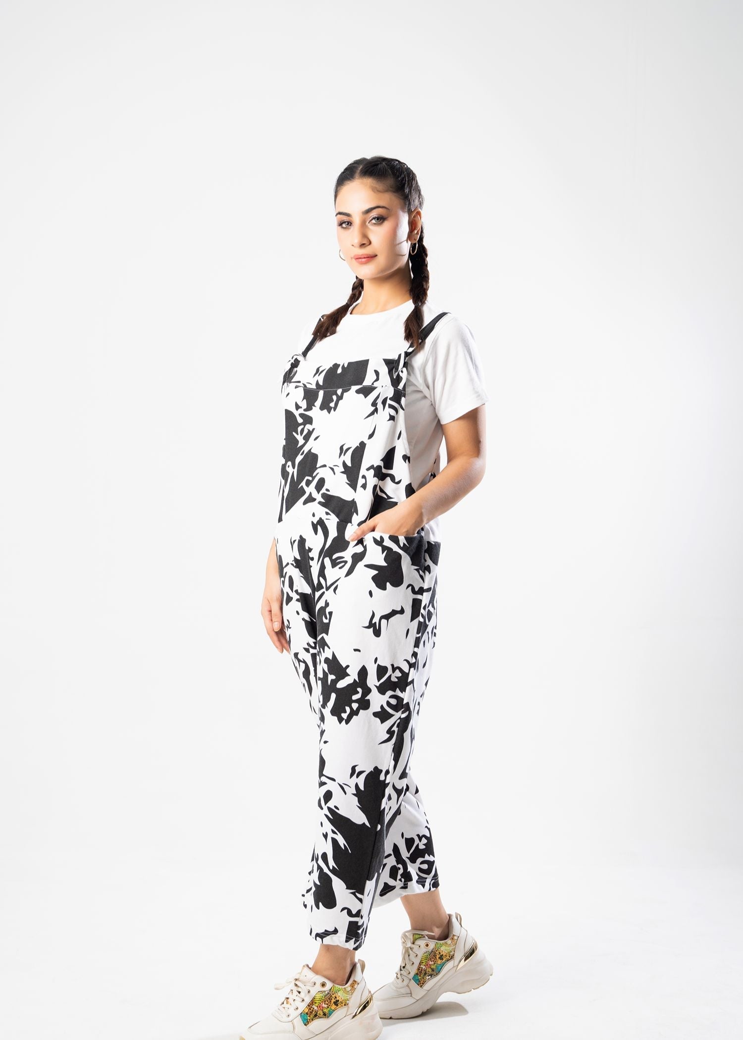 terry Jumpsuit in Black