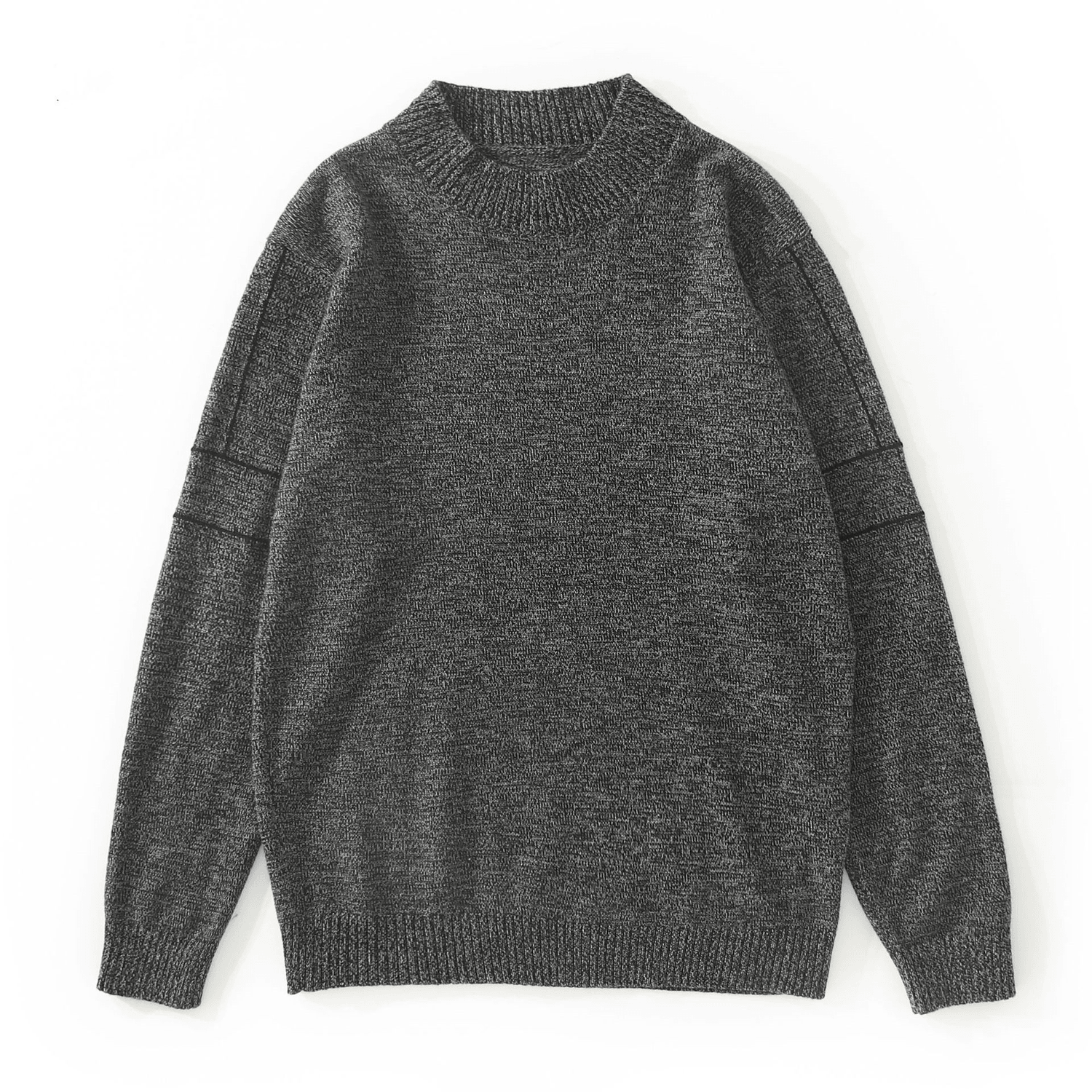 Autumn and Winter Slim-Fitting Threaded Cuffs All-Match Blouse Men