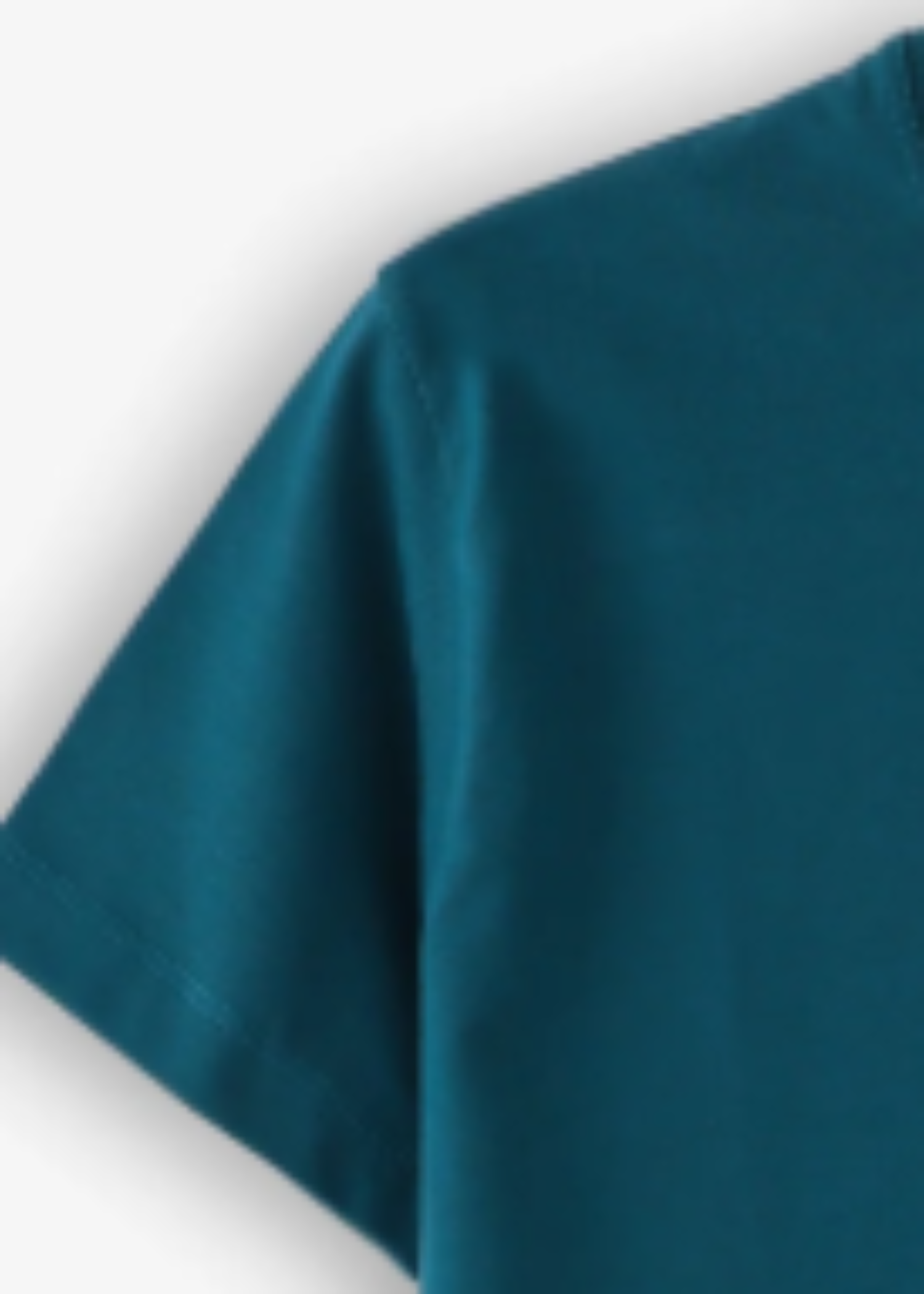 cotton T Shirt in Teal