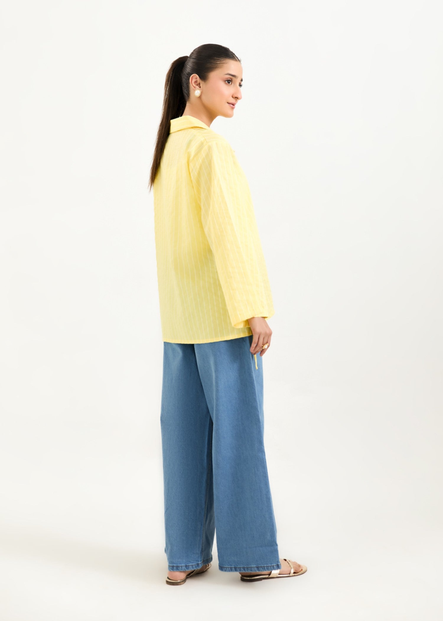 polycotton Top in Yellow