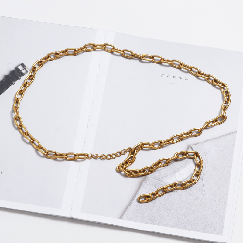 Chain with Shirt Dress and Jeans Accessories