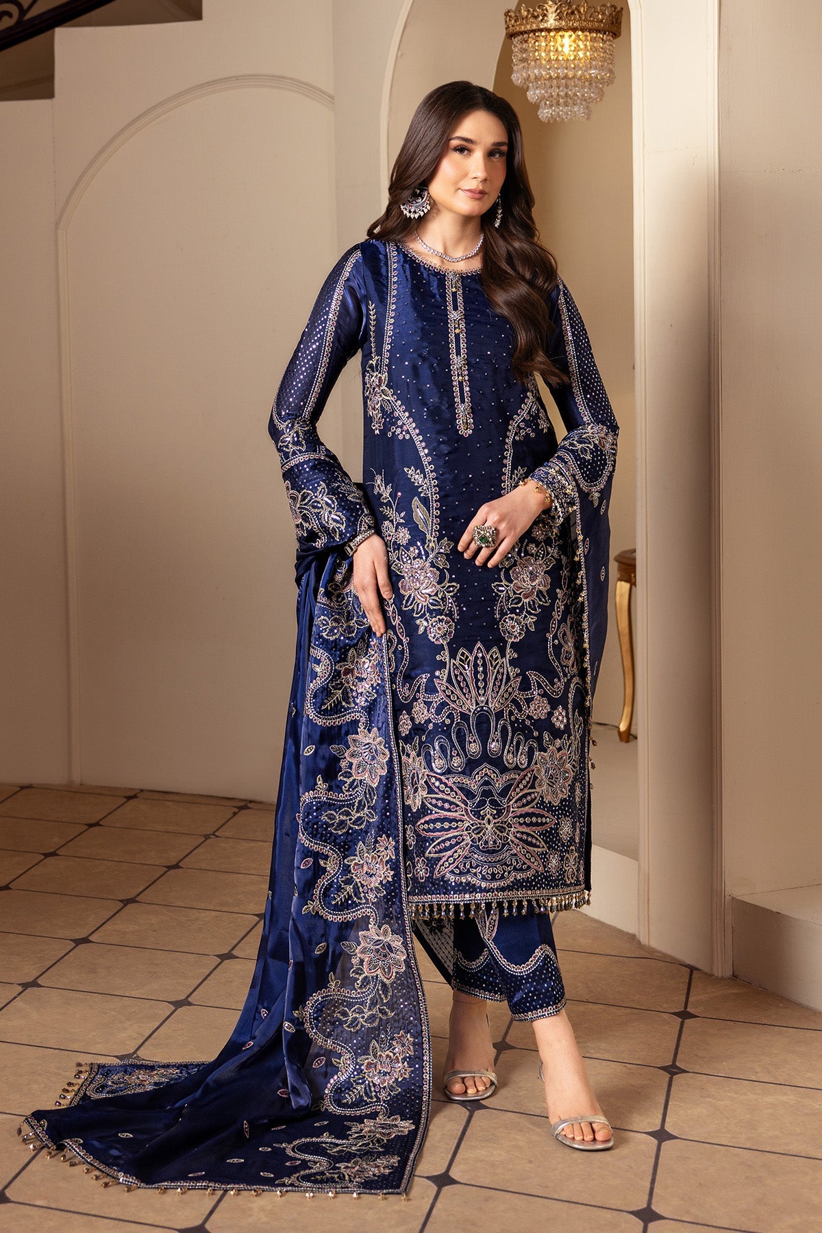 Aaina Sheesha Silk Formals – AF-SS-2238-Bano