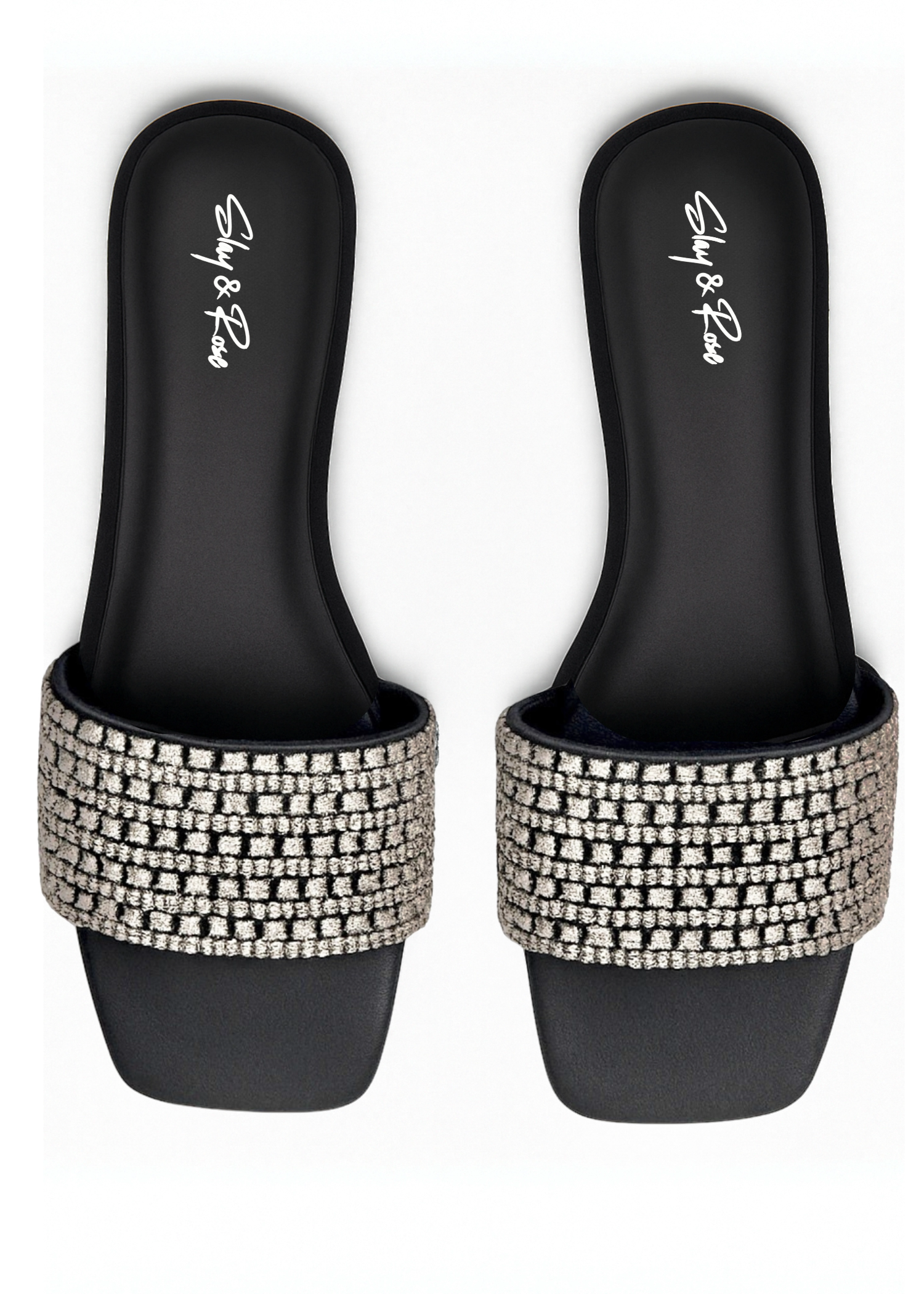 Slides in Black by - High Quality Women Slides EVI5250