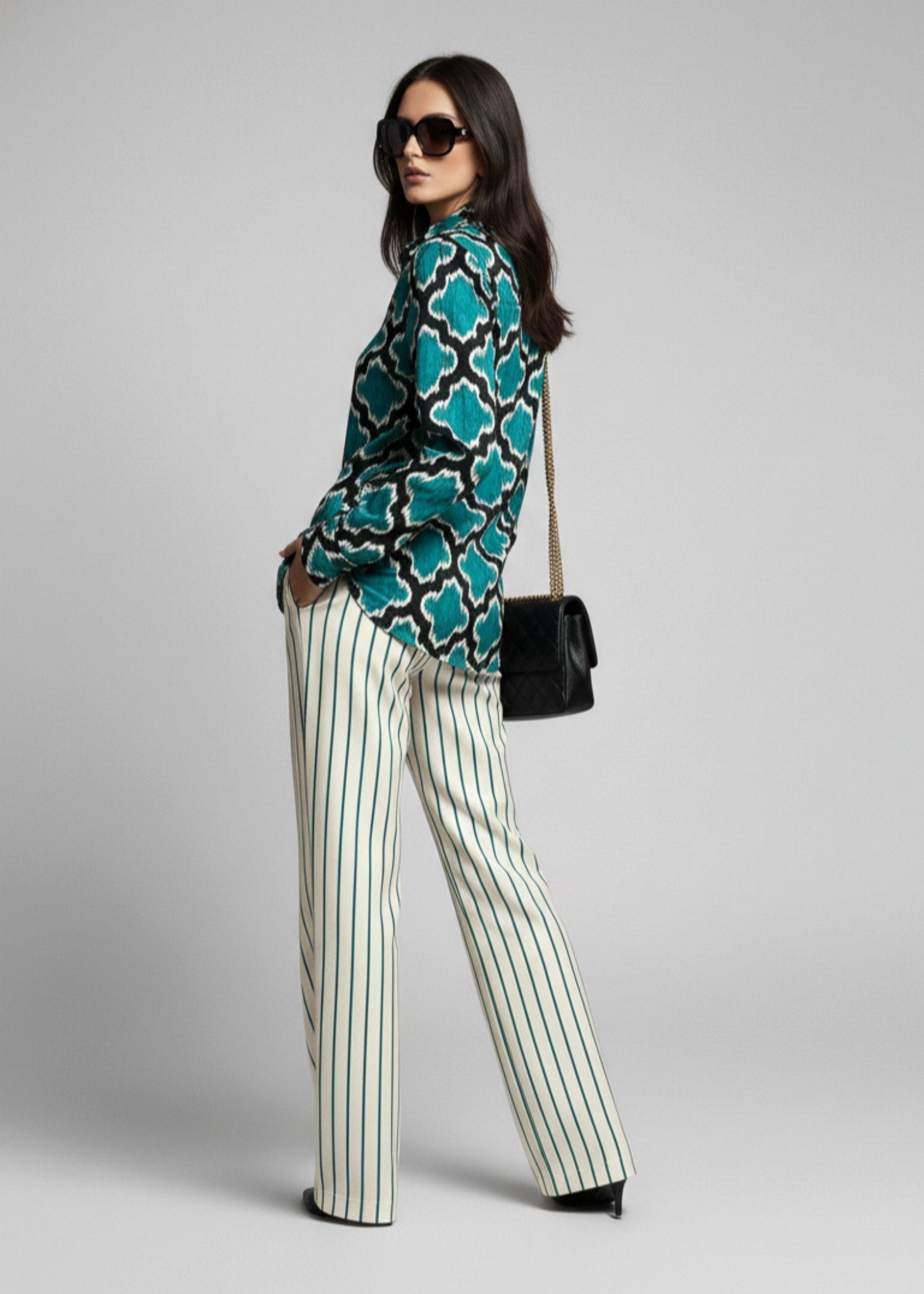 silk Co Ord Sets in Bondi blue
