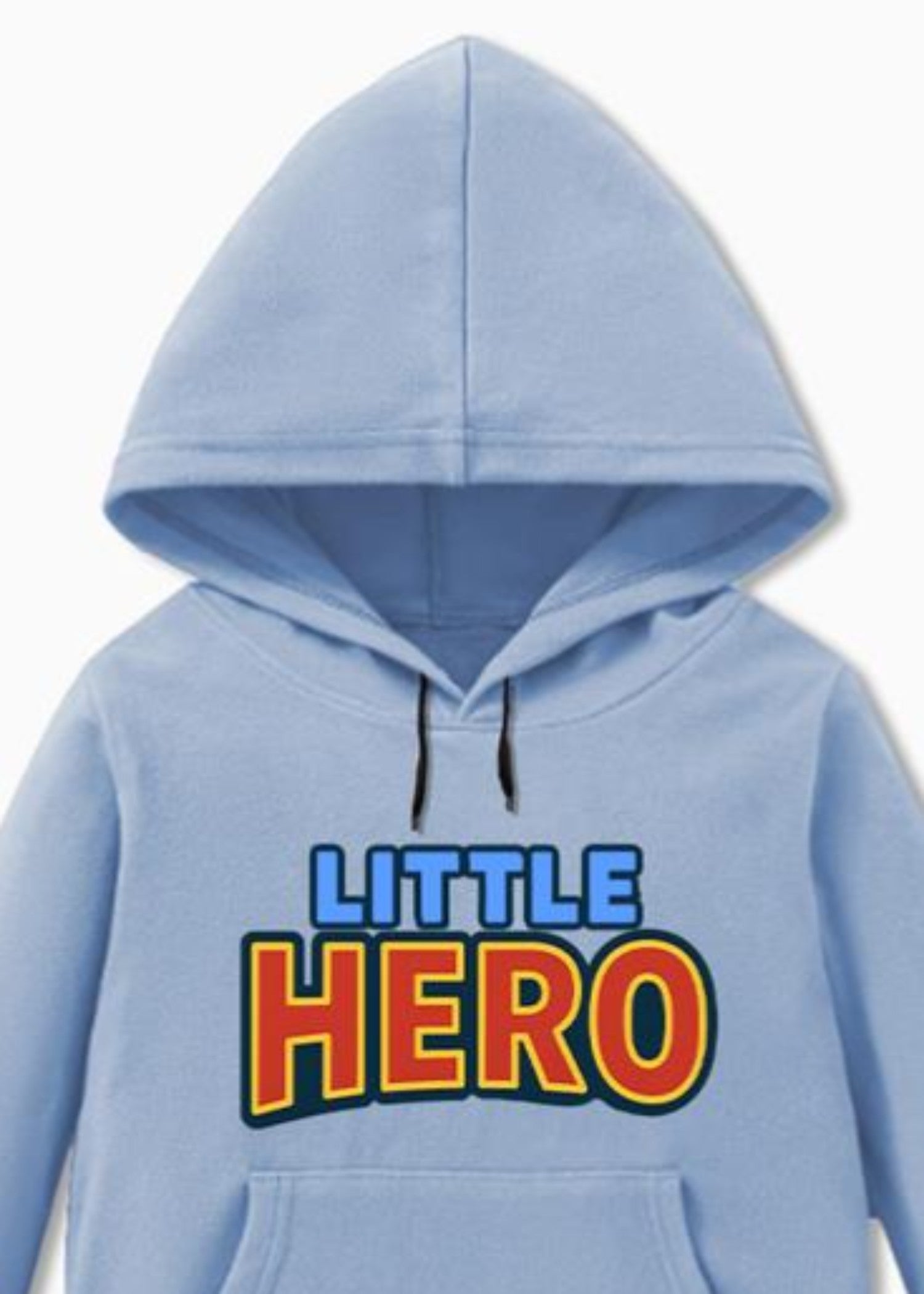fleece Hoodie in Ice blue