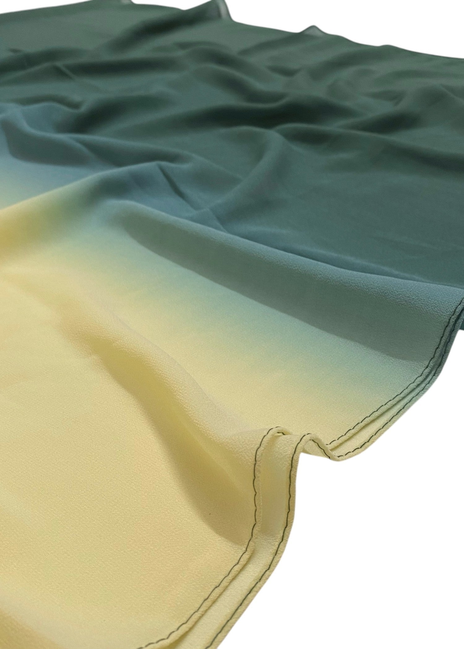 chiffon Hijab in Bottle green