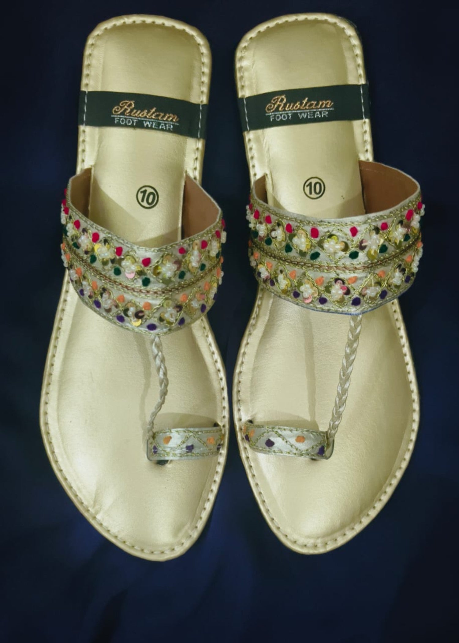 Kolapuri in Multi by - High Quality Women Kolapuri SLW1912