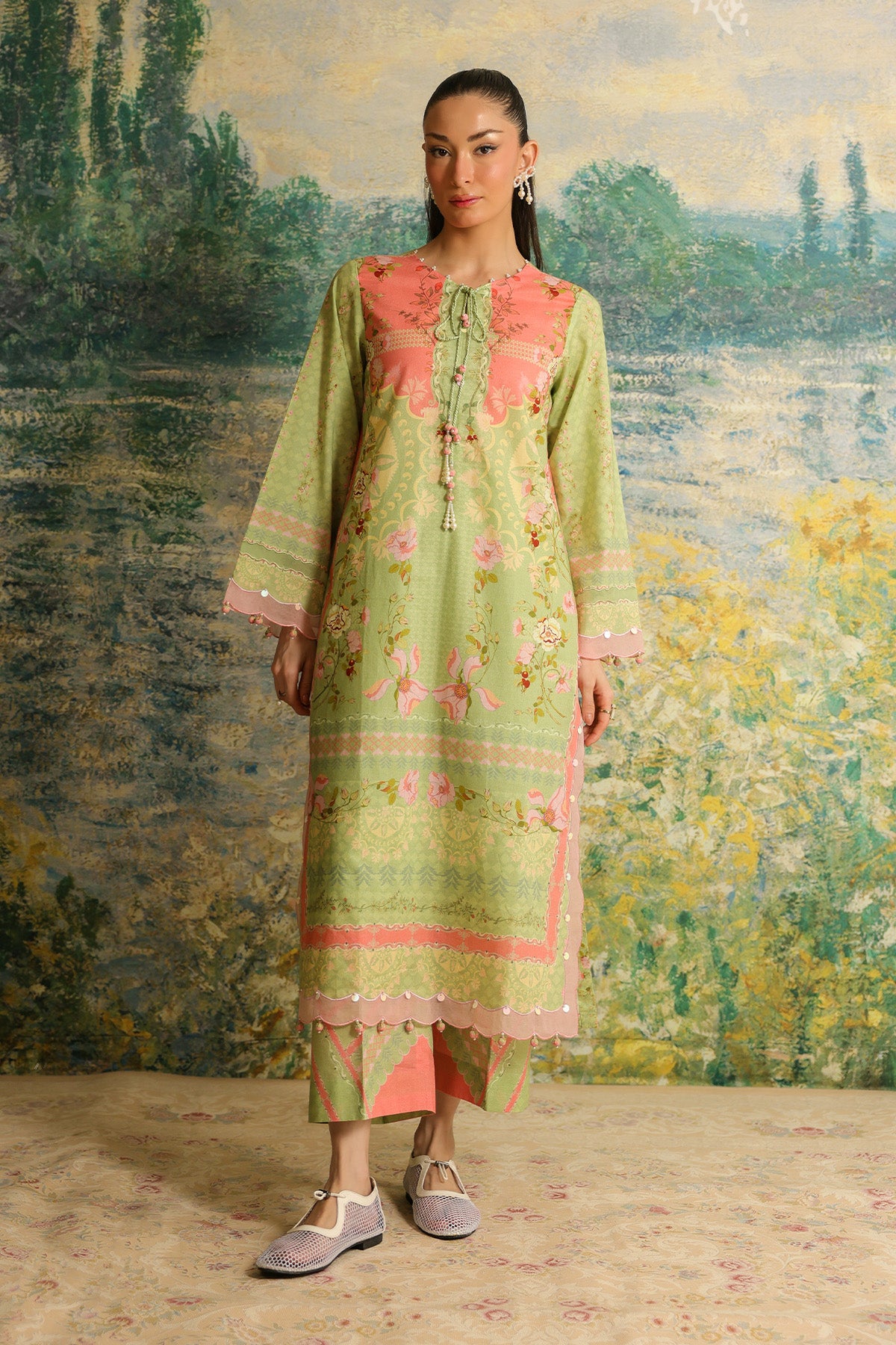 cambric Unstitched in Green