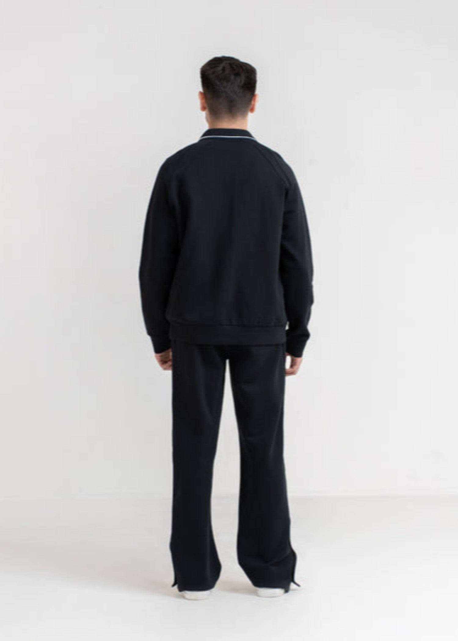 cotton-spandex Jacket in Black