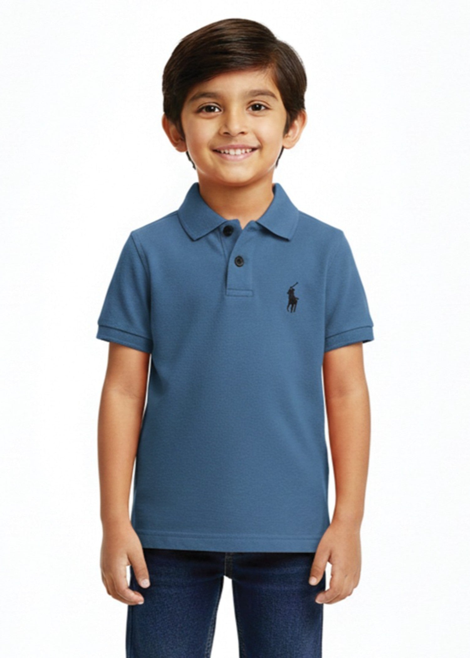 cotton T Shirt in Cornflower blue
